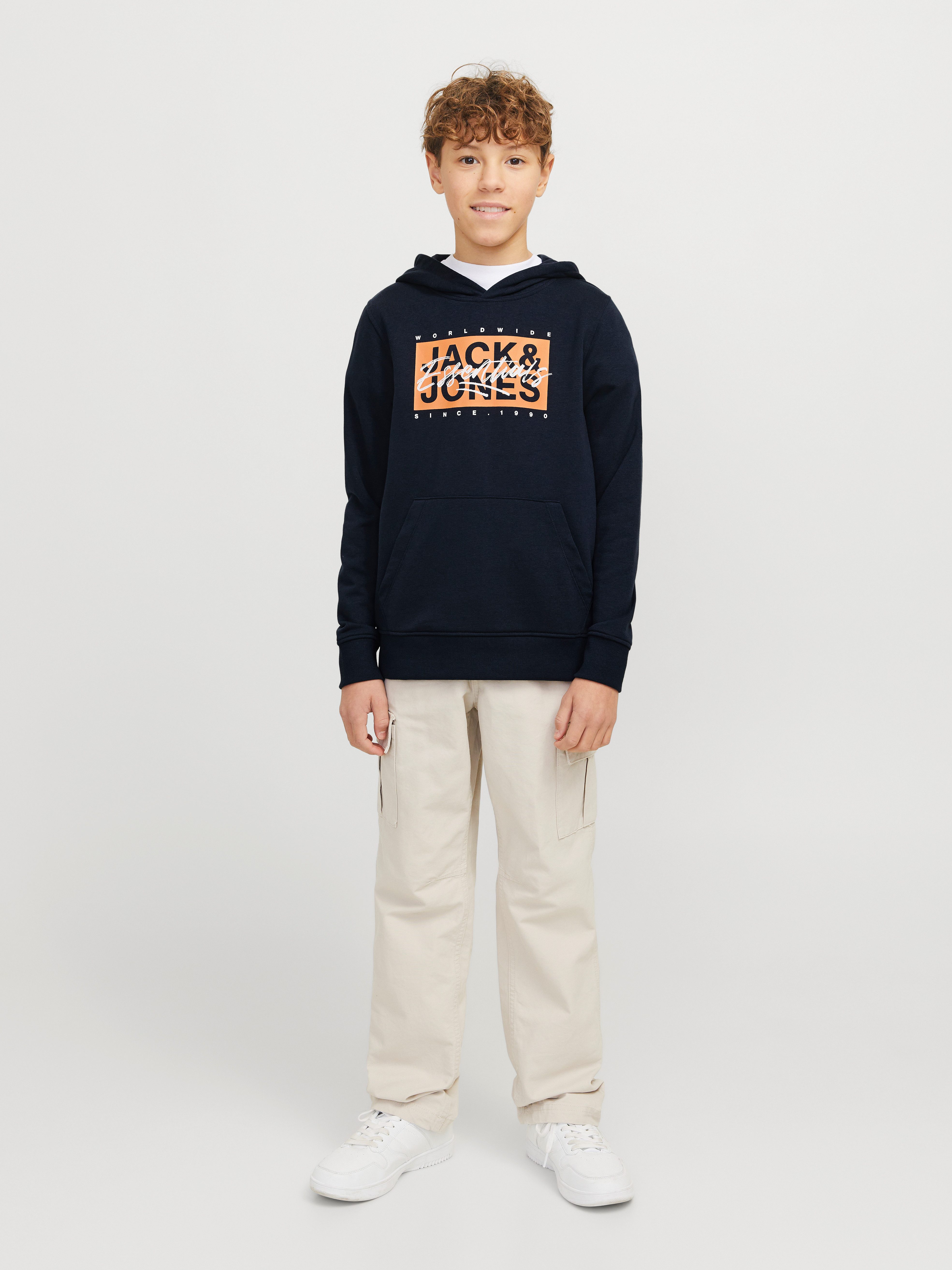 Jack & Jones Junior Hoodie JJCOLTON SWEAT HOOD JNR