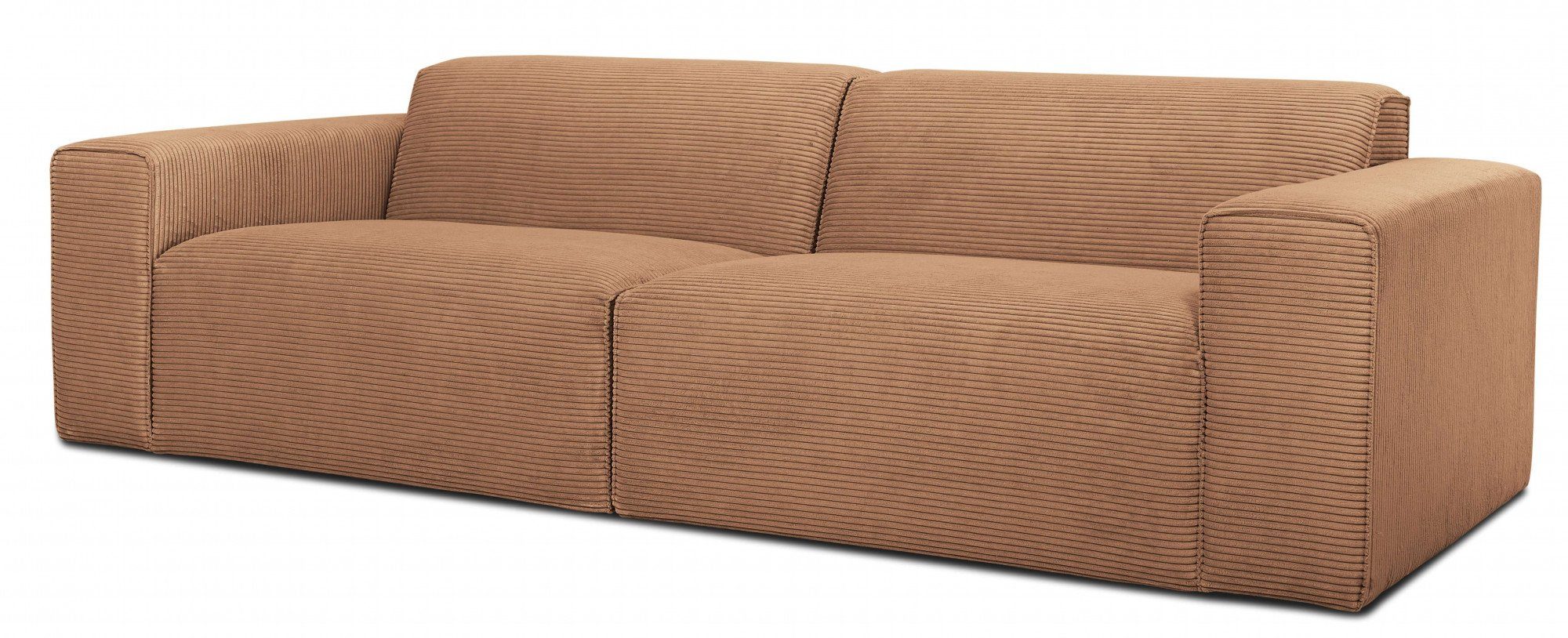 INOSIGN 3-zitsbank Clayton in een trendy ribfluwelen bekleding, diverse combinaties mogelijk