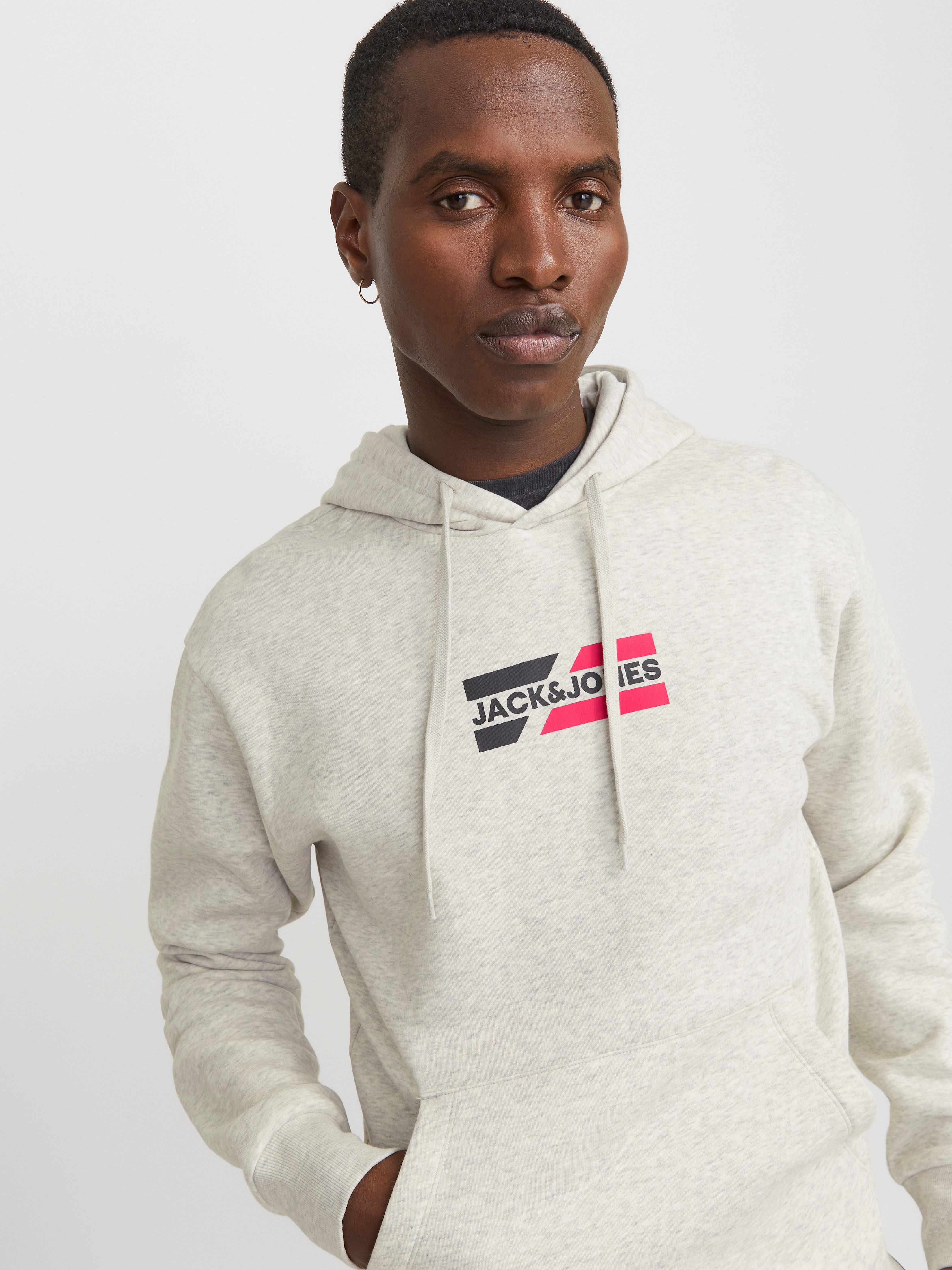 Jack & Jones Hoodie JJECORP GRAPHIC SWEAT HOOD NOOS