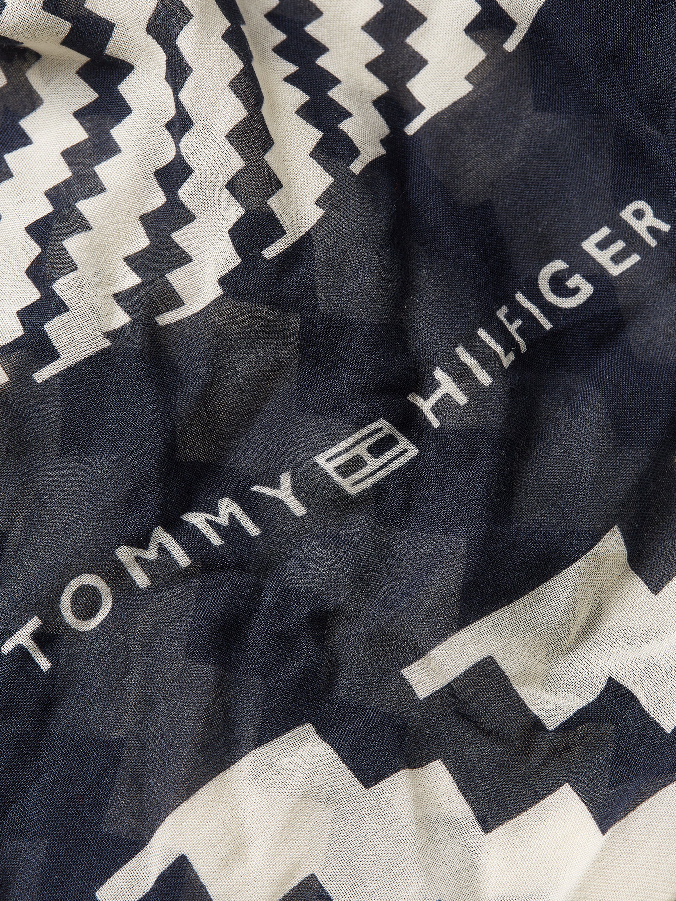 Tommy Hilfiger Sjaal ESSENTIAL FLAG SCARF met -logo