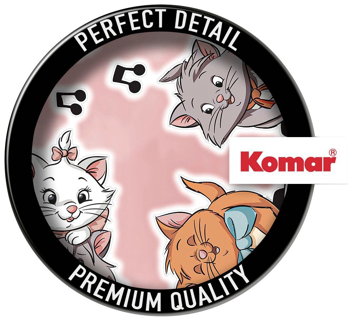 Komar Wandfolie Aristocats Kittens - afm. 50 x 70 cm zelfklevend, wandstickers, kinderkamer (7-delig)