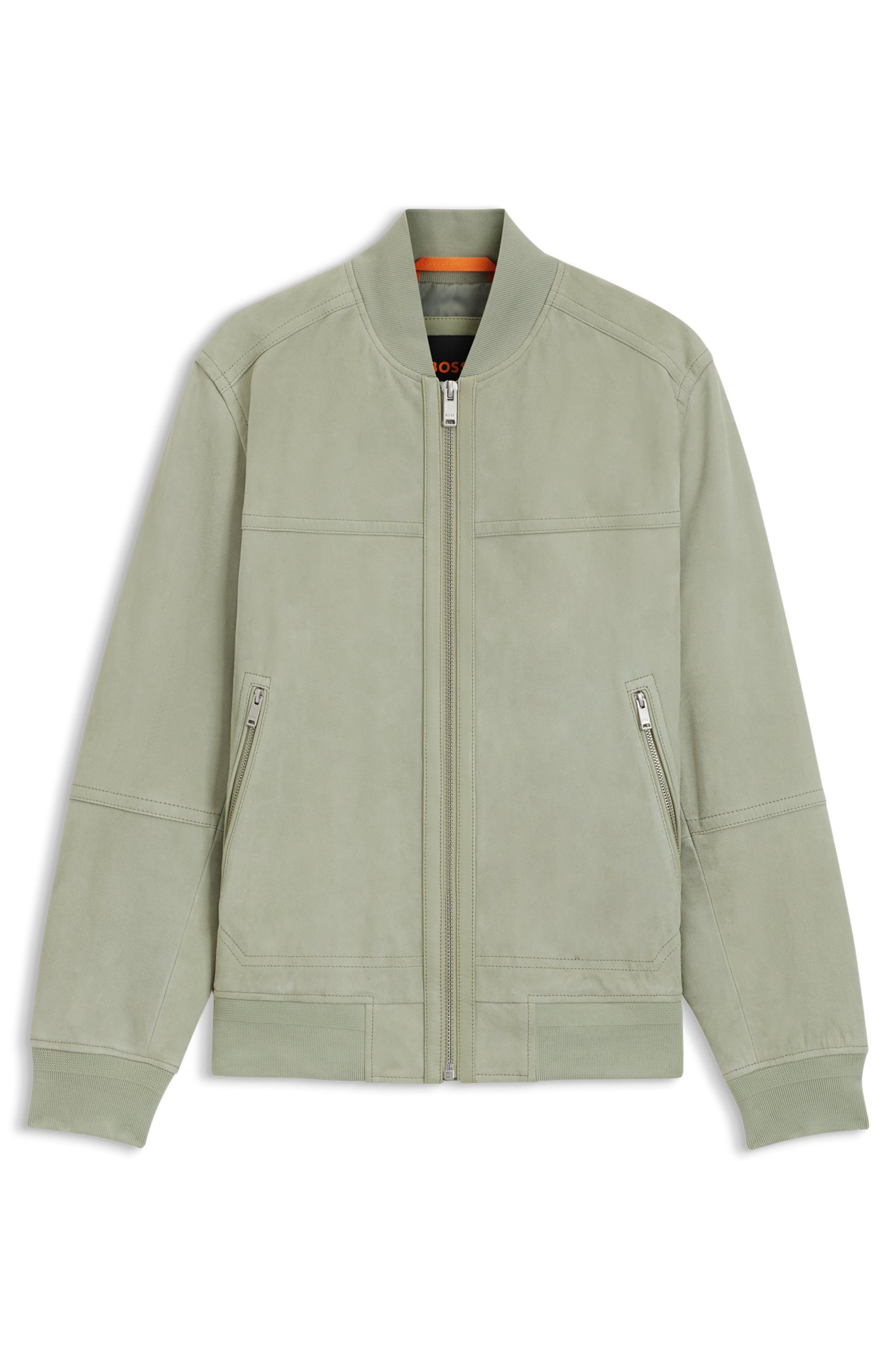 Boss Orange Leren jack Johice van zacht geiten-nappa leer