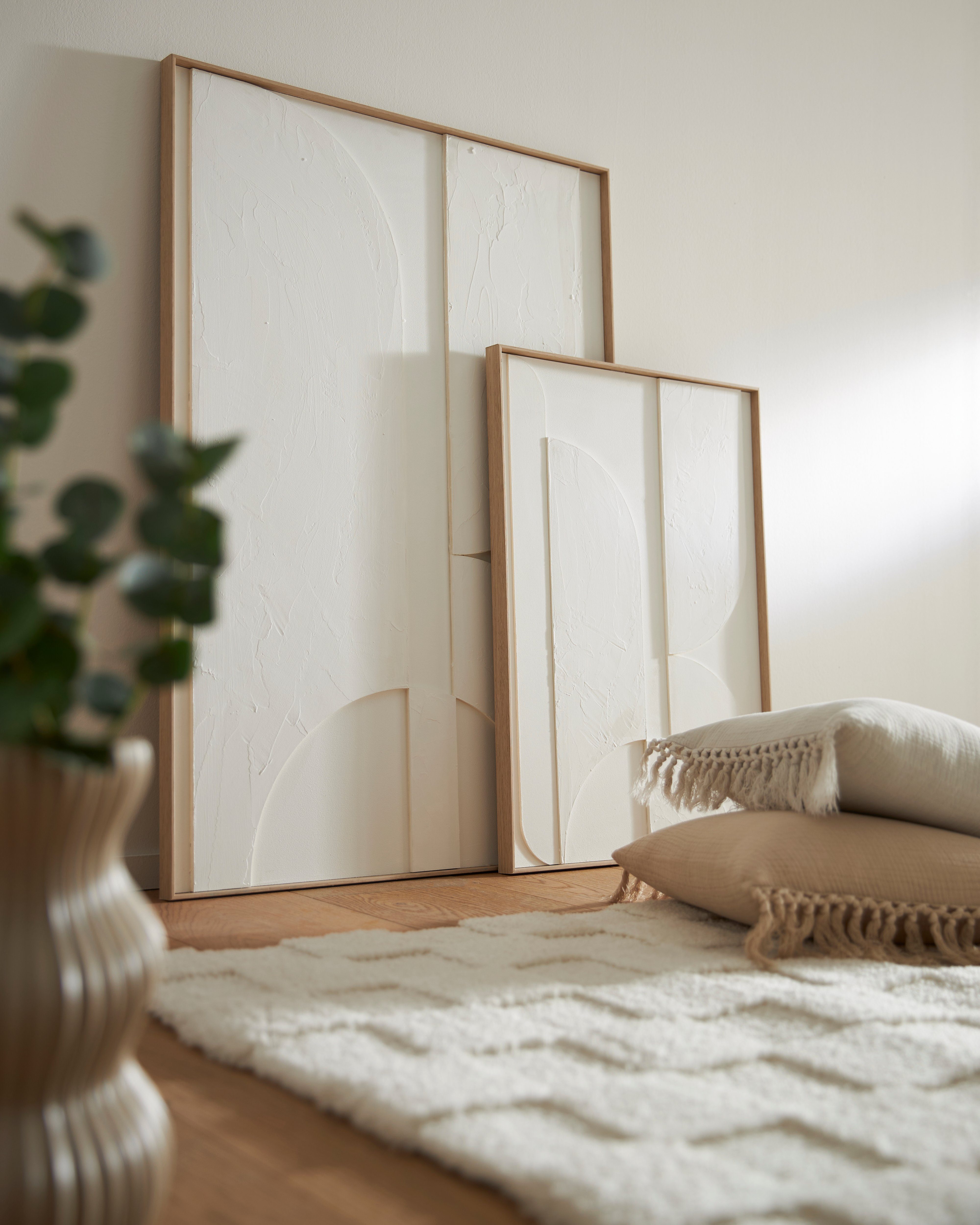 LeGer Home by Lena Gercke Wanddecoratie Mars in 3d-reliefpatroon, handgemaakt