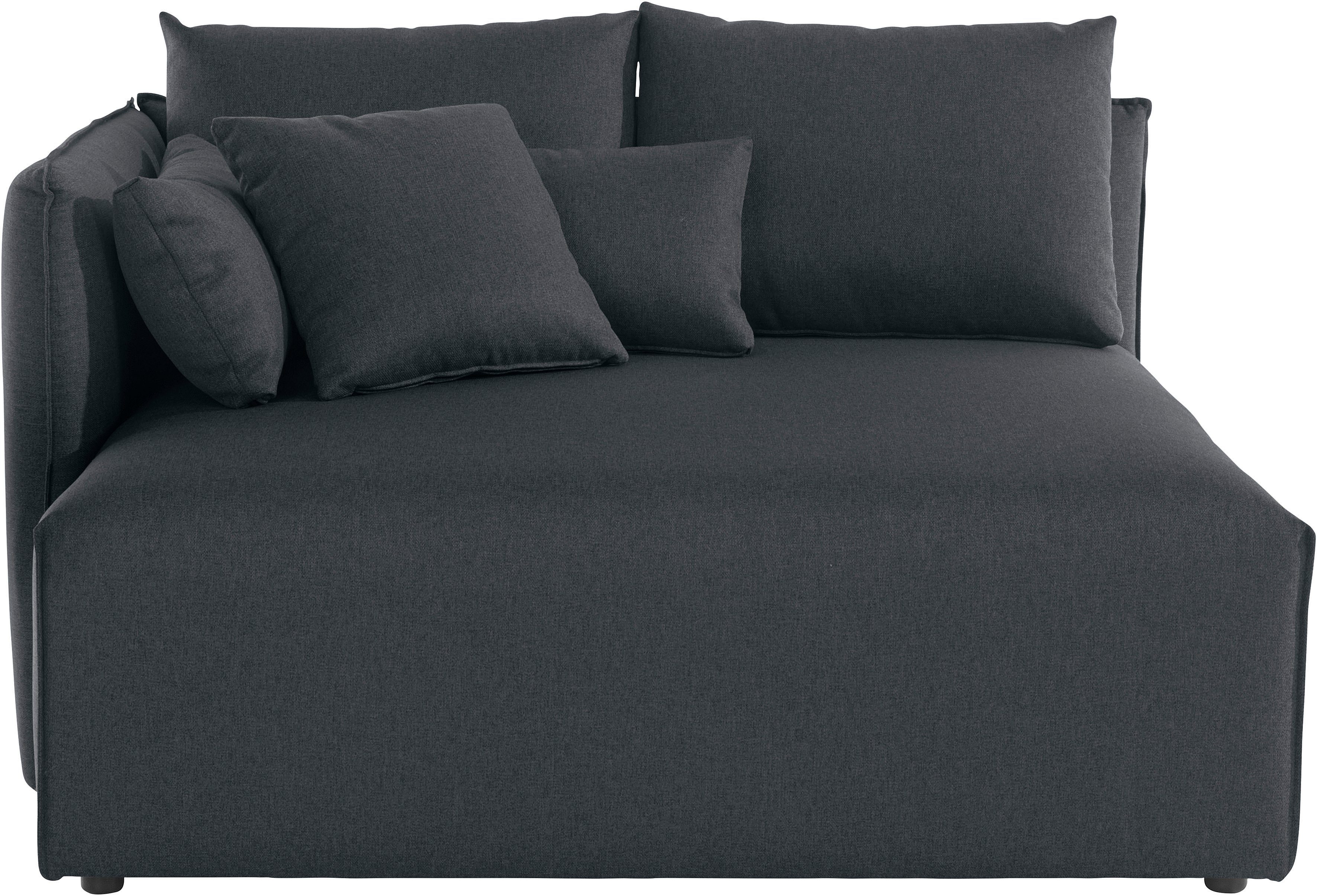 andas Ottomane Nöre korte lounge-module - zelf samenstellen, breedte 138 cm, diepte 128 cm