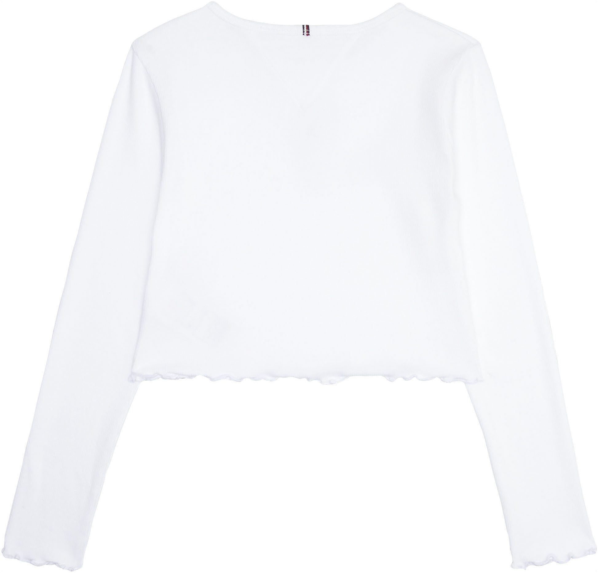Tommy Hilfiger Shirt met lange mouwen ESSENTIAL RIB TOP L/S