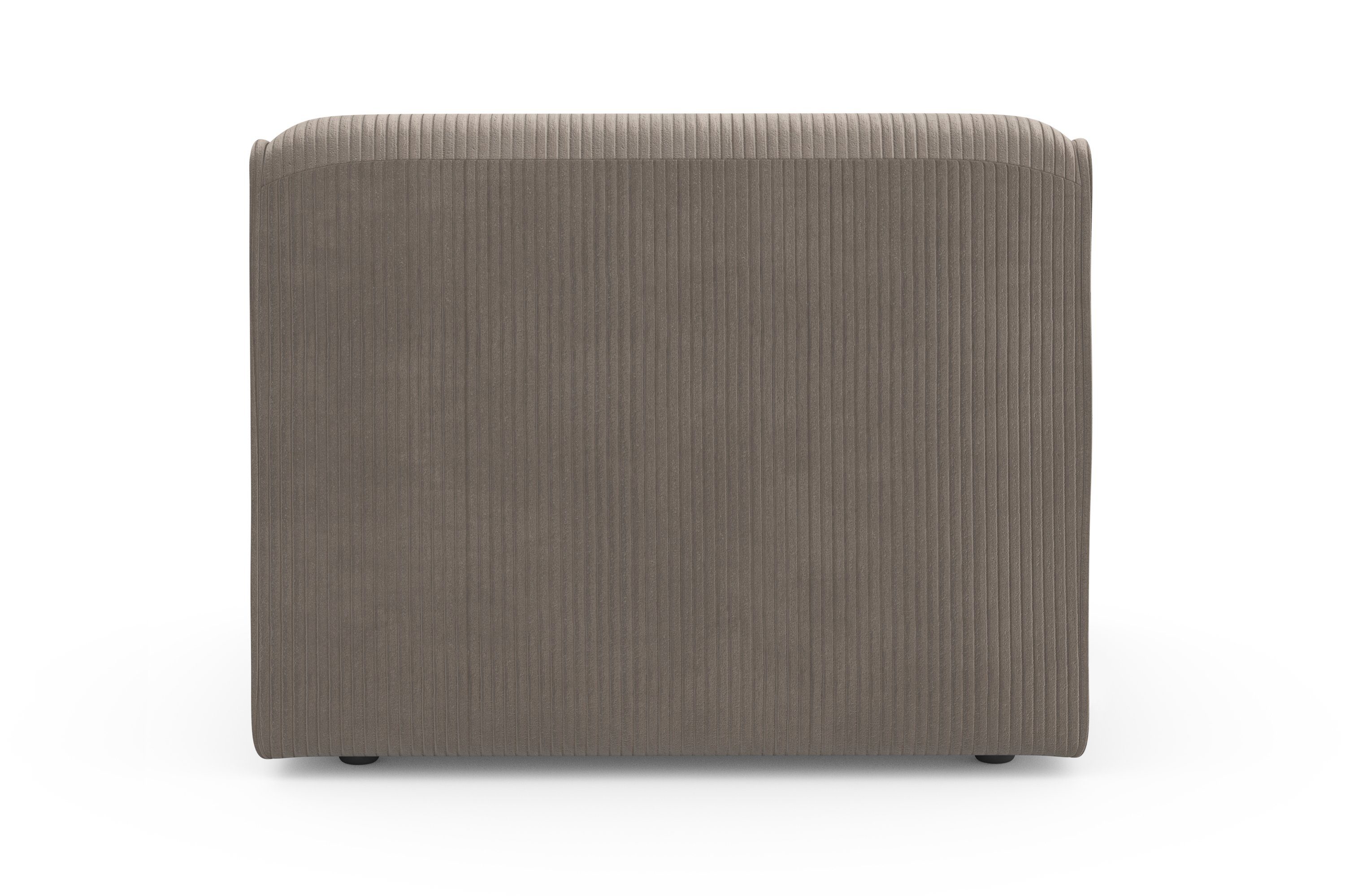 RAUM.ID Fauteuil Merid sofa-middenelement, afmetingen B/D/H: 84/97/46 cm als module of apart te gebruiken, voor individuele samenstelling