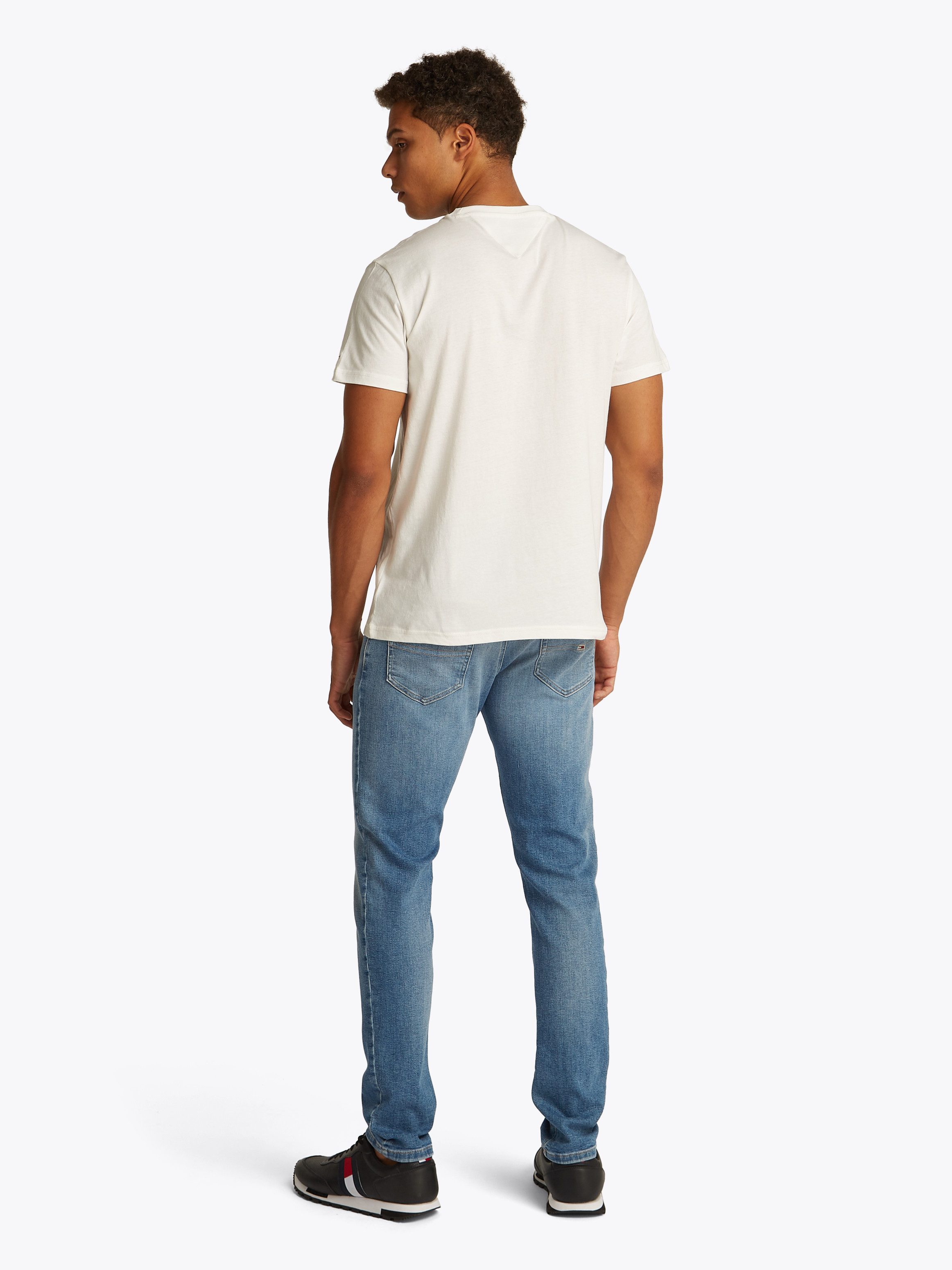 TOMMY JEANS T-shirt TJM SLM ENTRY GRPHC T EXT 2 PCK (set, 2-delig, 2 stuks)