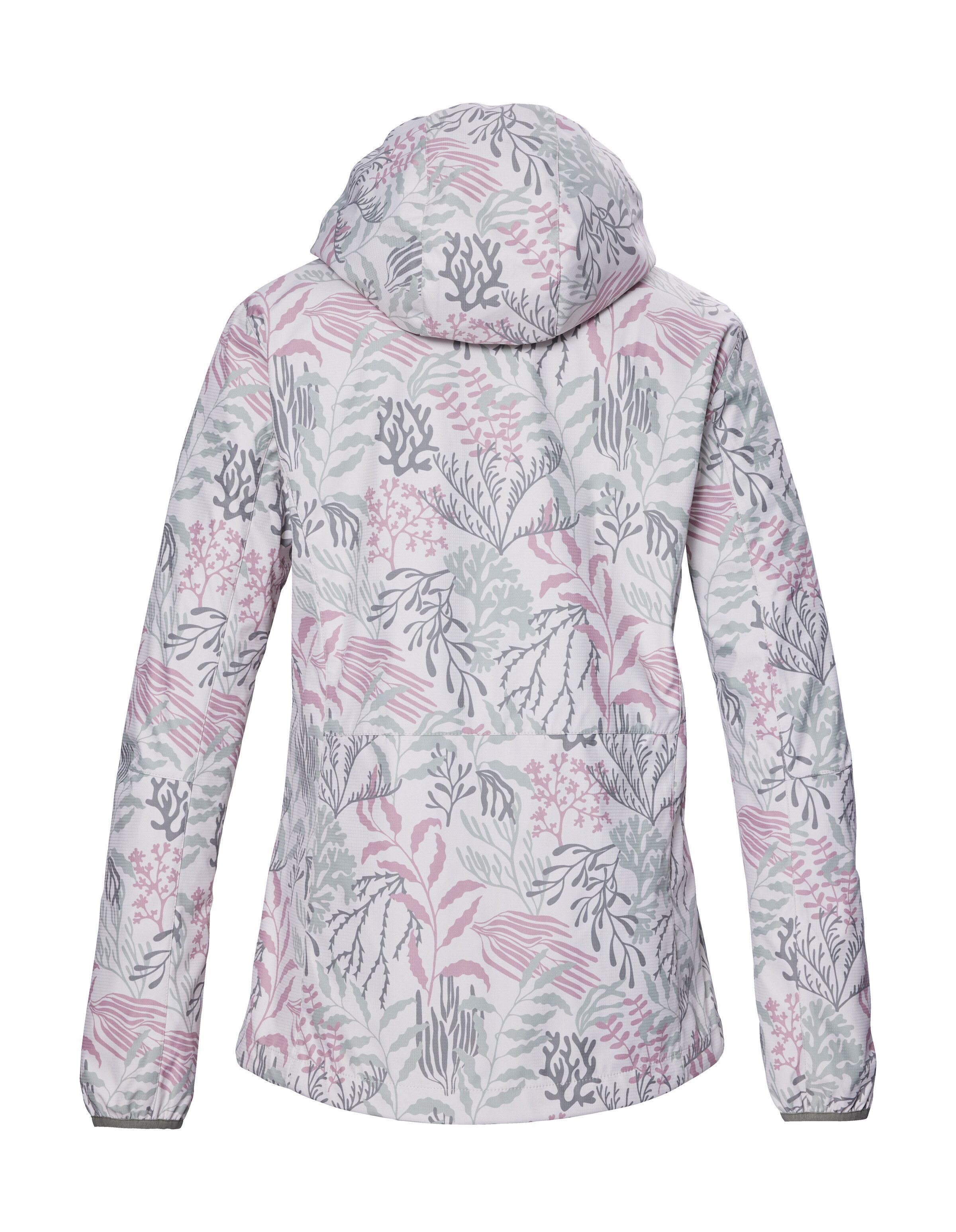 Killtec Softshell-jack KOS 56 WMN SFTSHLL JCKT Waterafstotende, winddichte softshelljack met bloemprint