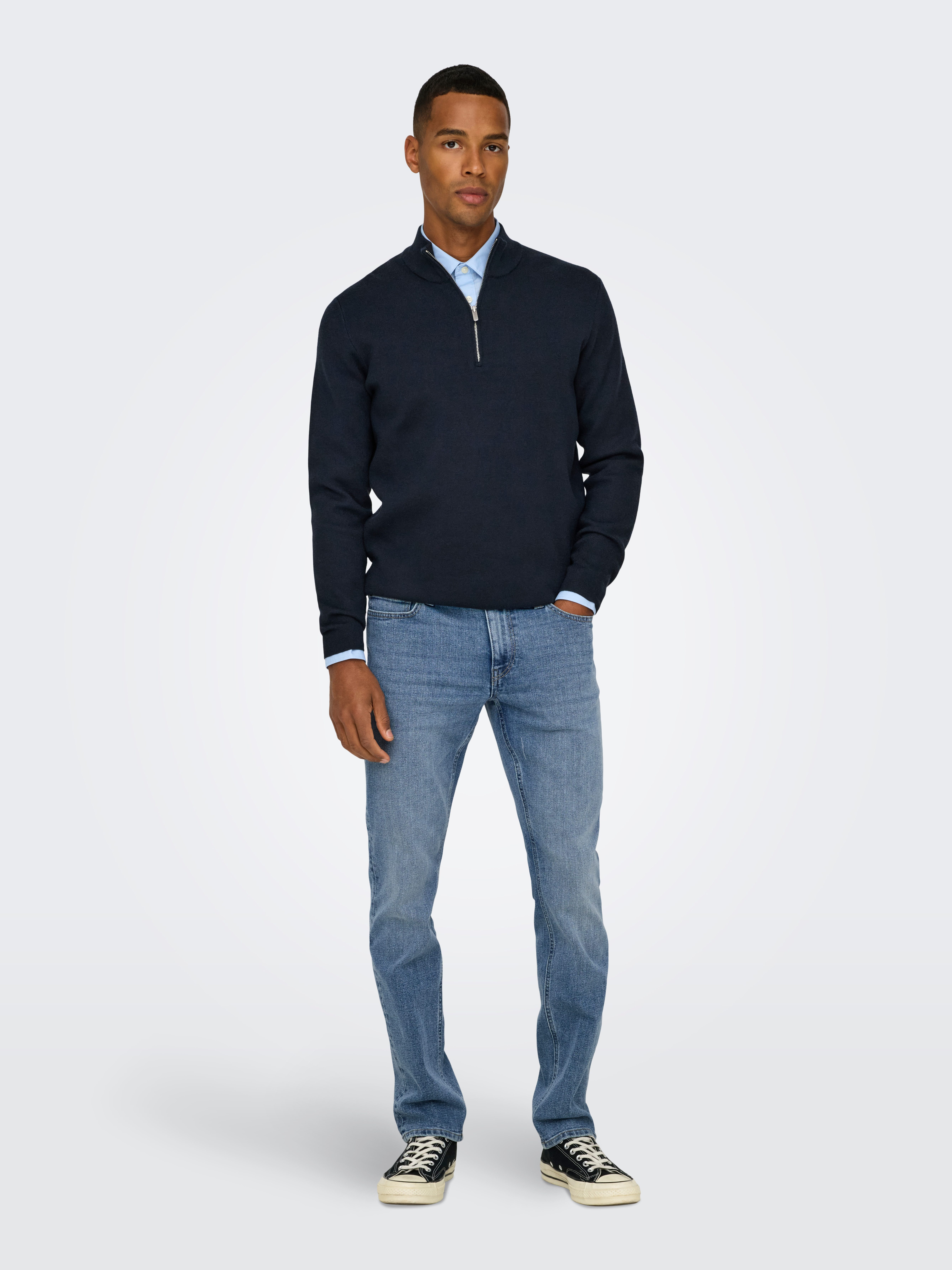 ONLY & SONS Slim fit jeans ONSLOOM SLIM LBD 8263 AZG DNM NOOS