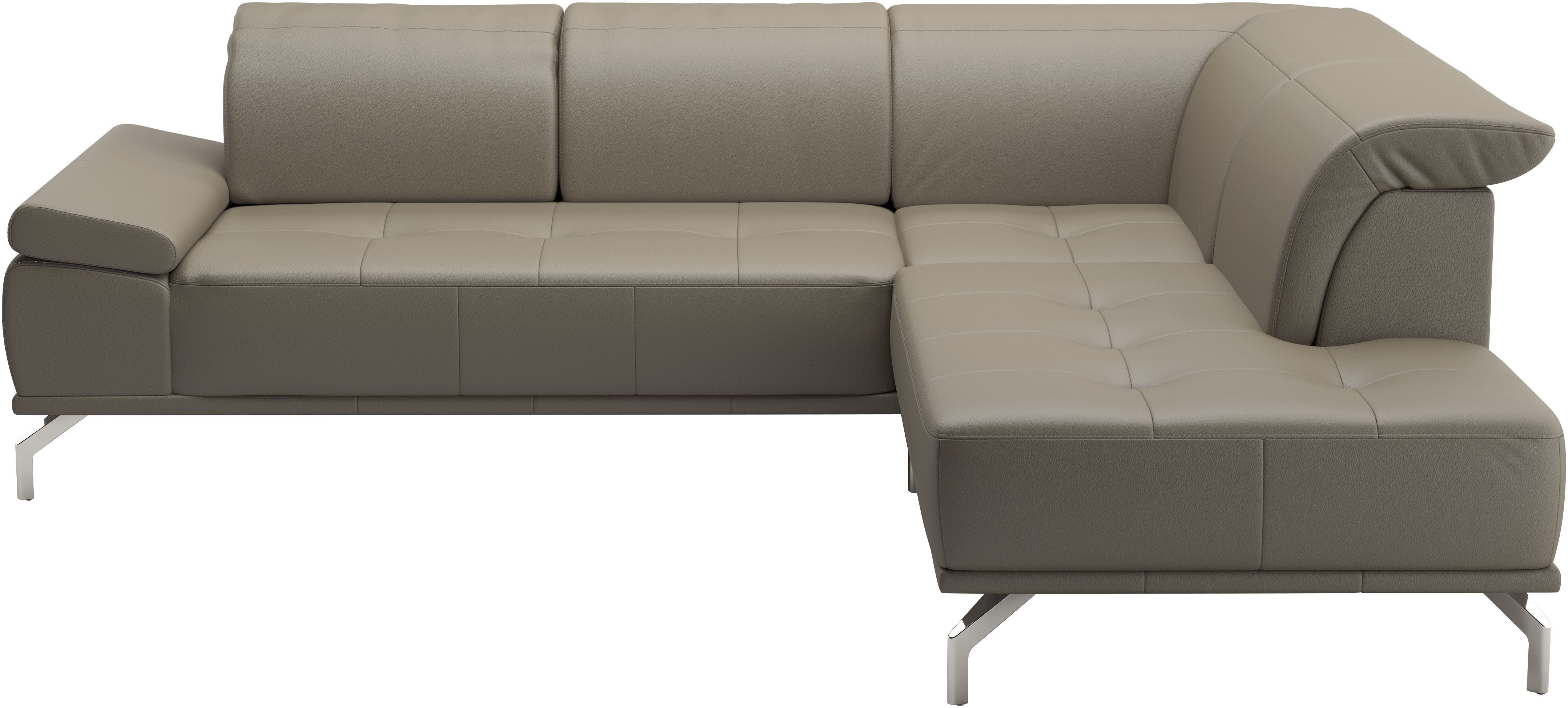 Places of Style Hoekbank Caluna Incl. zitdiepteverstelling, optioneel met hoofd- en armleuningverstelling