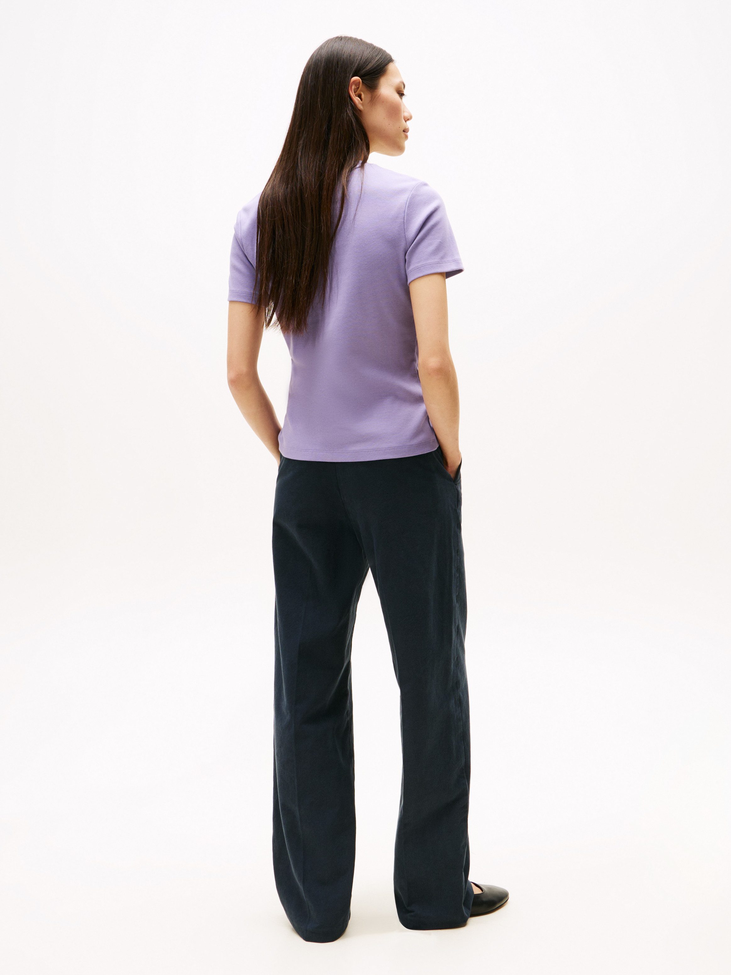 Tommy Hilfiger T-shirt SLIM CODY C-NK SS met geborduurd logo