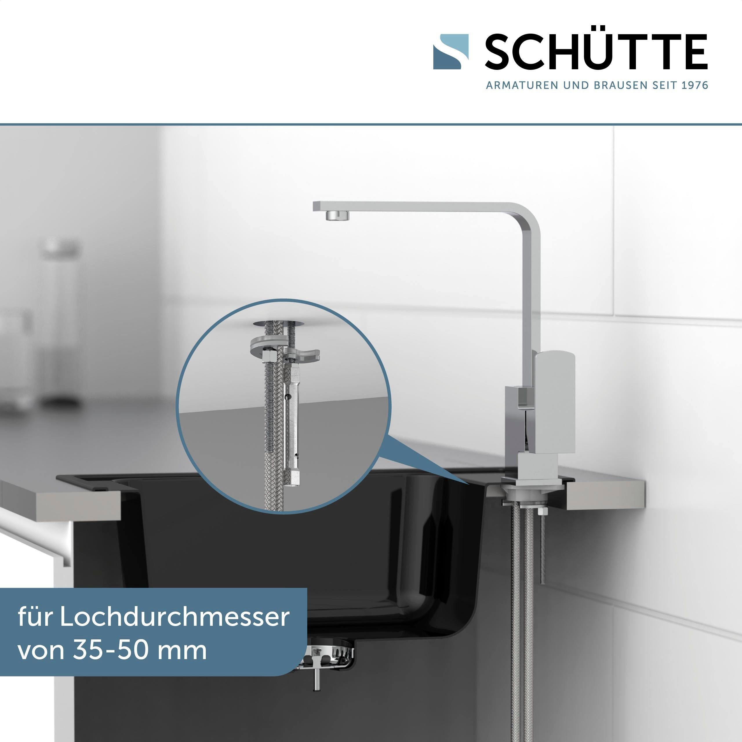 Schütte Gootsteen kraan Tianto 360° zwenkbare kraan, mengkraan, chroom, hoge druk