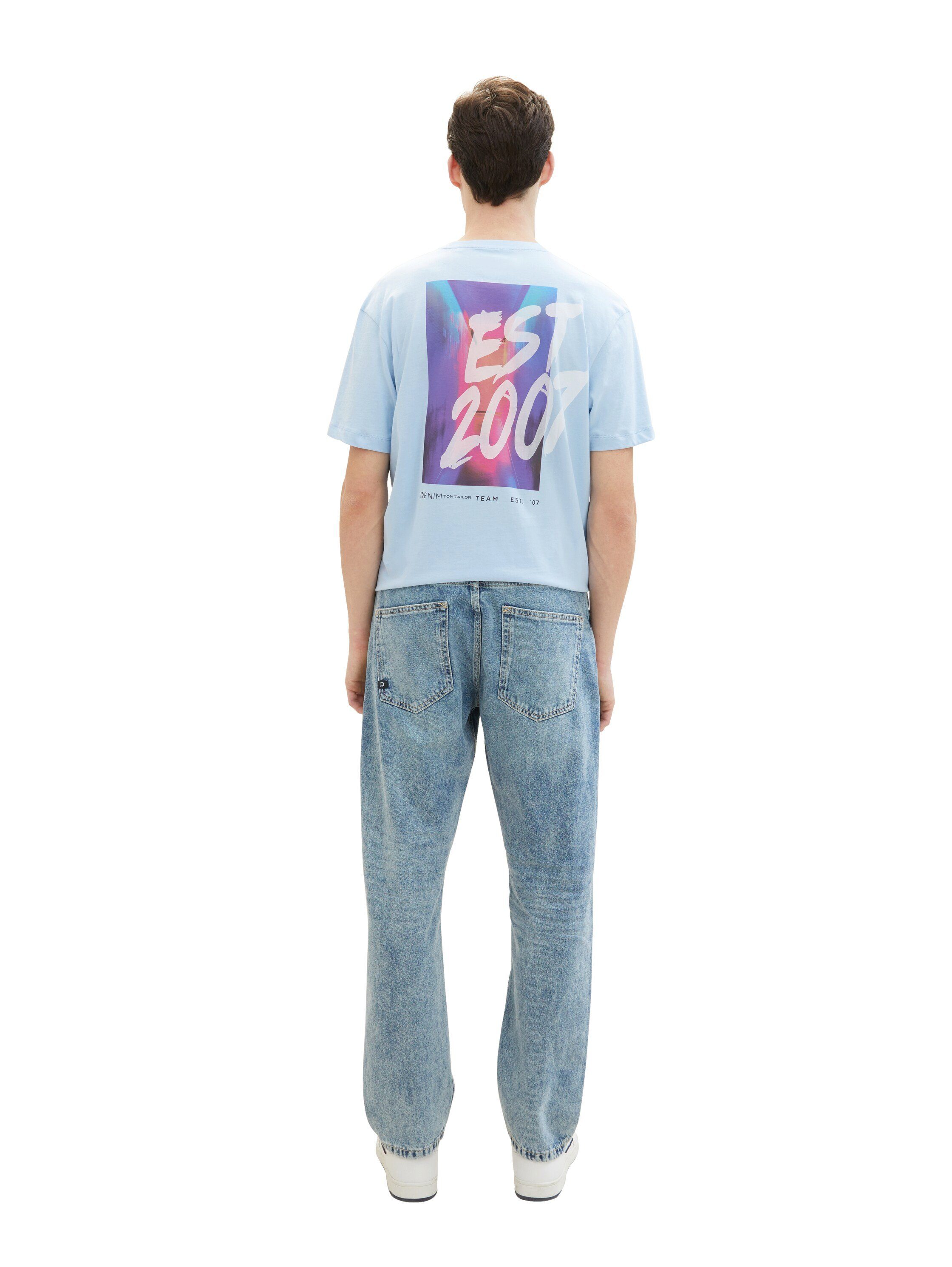 Tom Tailor Denim Straight jeans in five-pocketsstijl