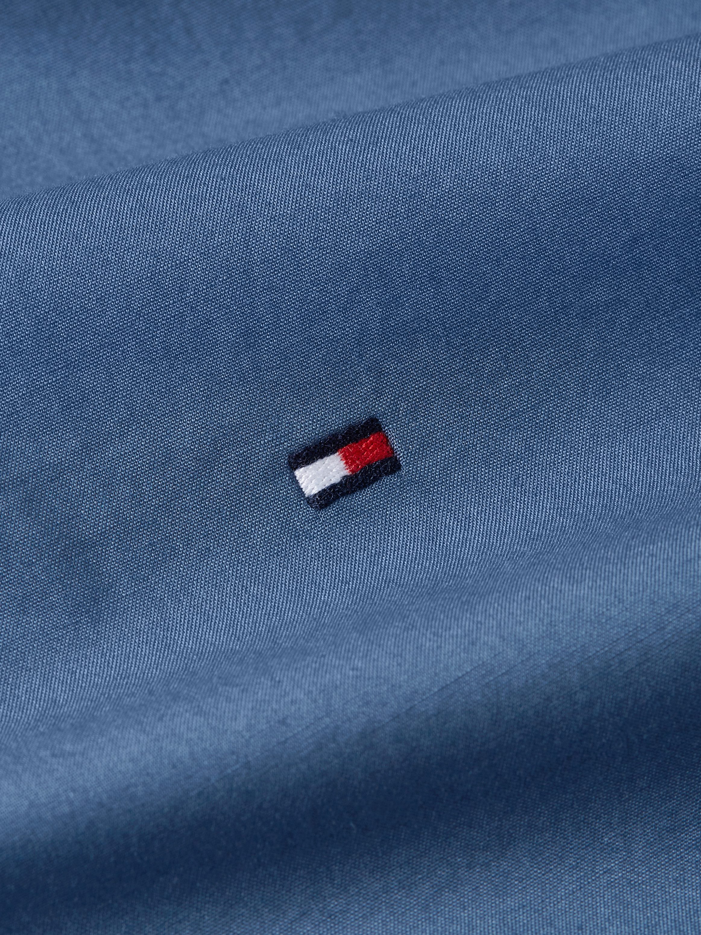 Tommy Hilfiger Overhemd met lange mouwen FLEX POPLIN RF SHIRT met labelschild binnenin de knoopsluiting (1-delig)