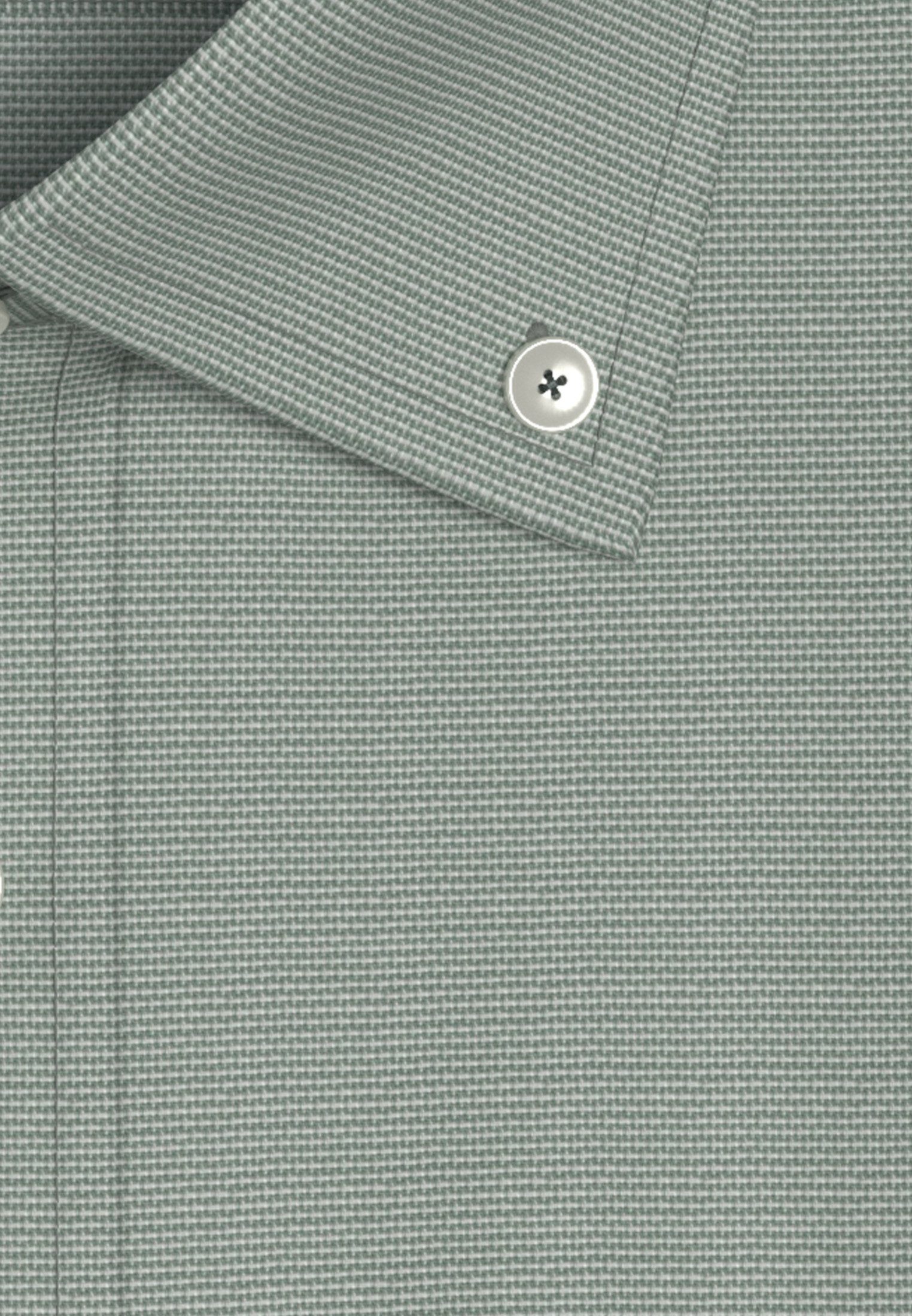 seidensticker Businessoverhemd Comfort korte mouw button-down kraag structuur