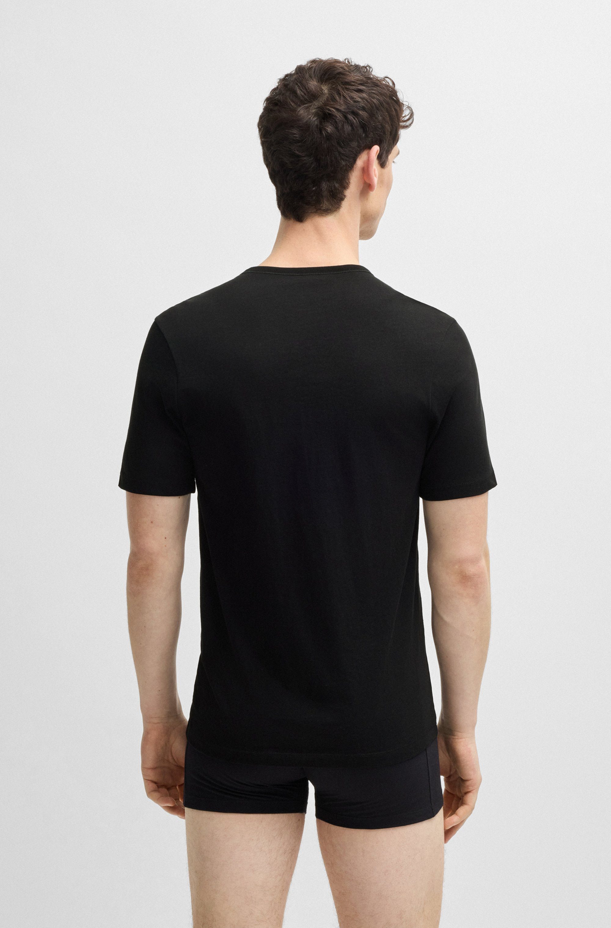 BOSS T-shirt Ronde hals BOSS ONE x David Beckham (3-delig, Set van 3)