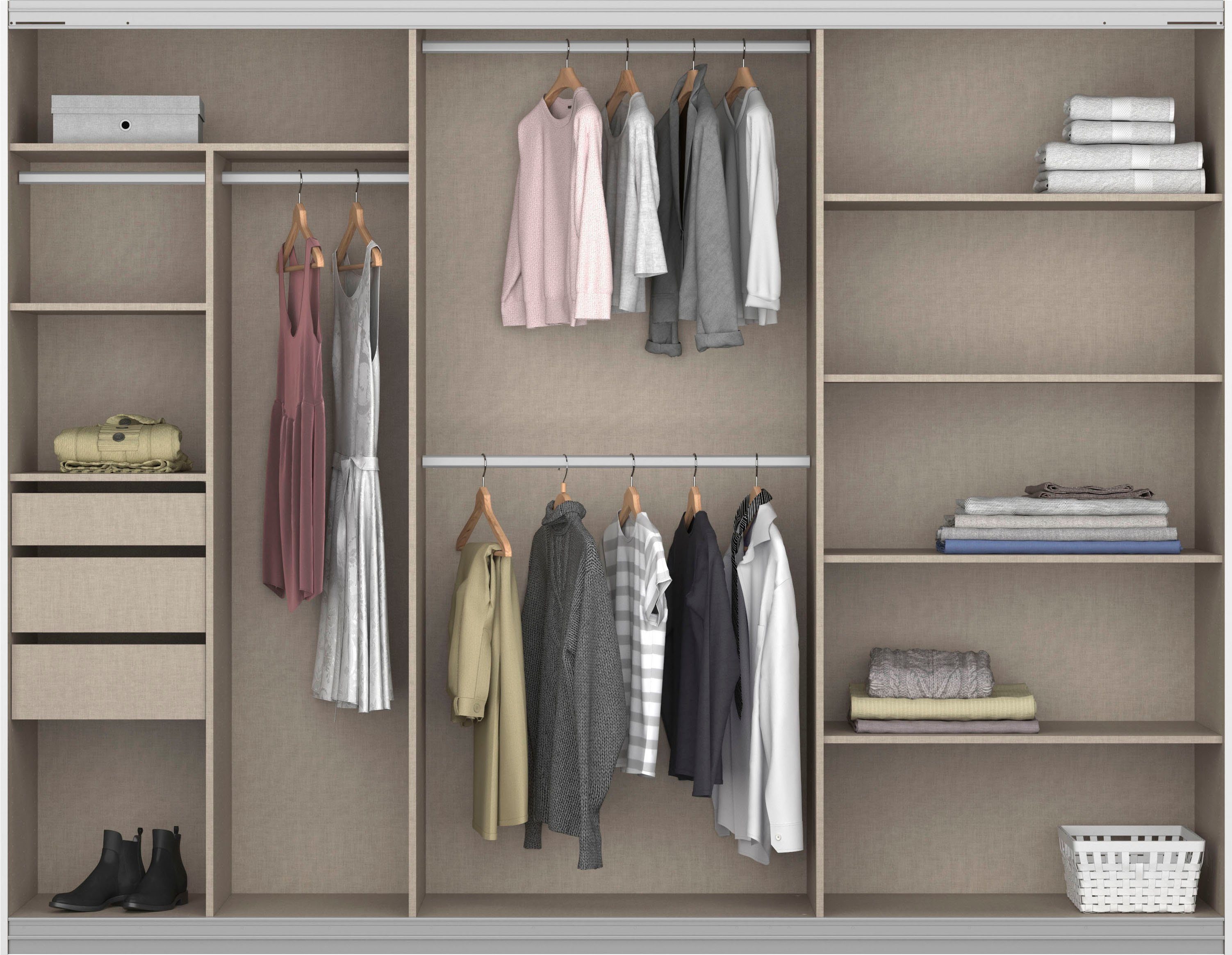 rauch Zweefdeurkast Kledingkast kast garderobe TOPSELLER OTELI incl. binnenindeling