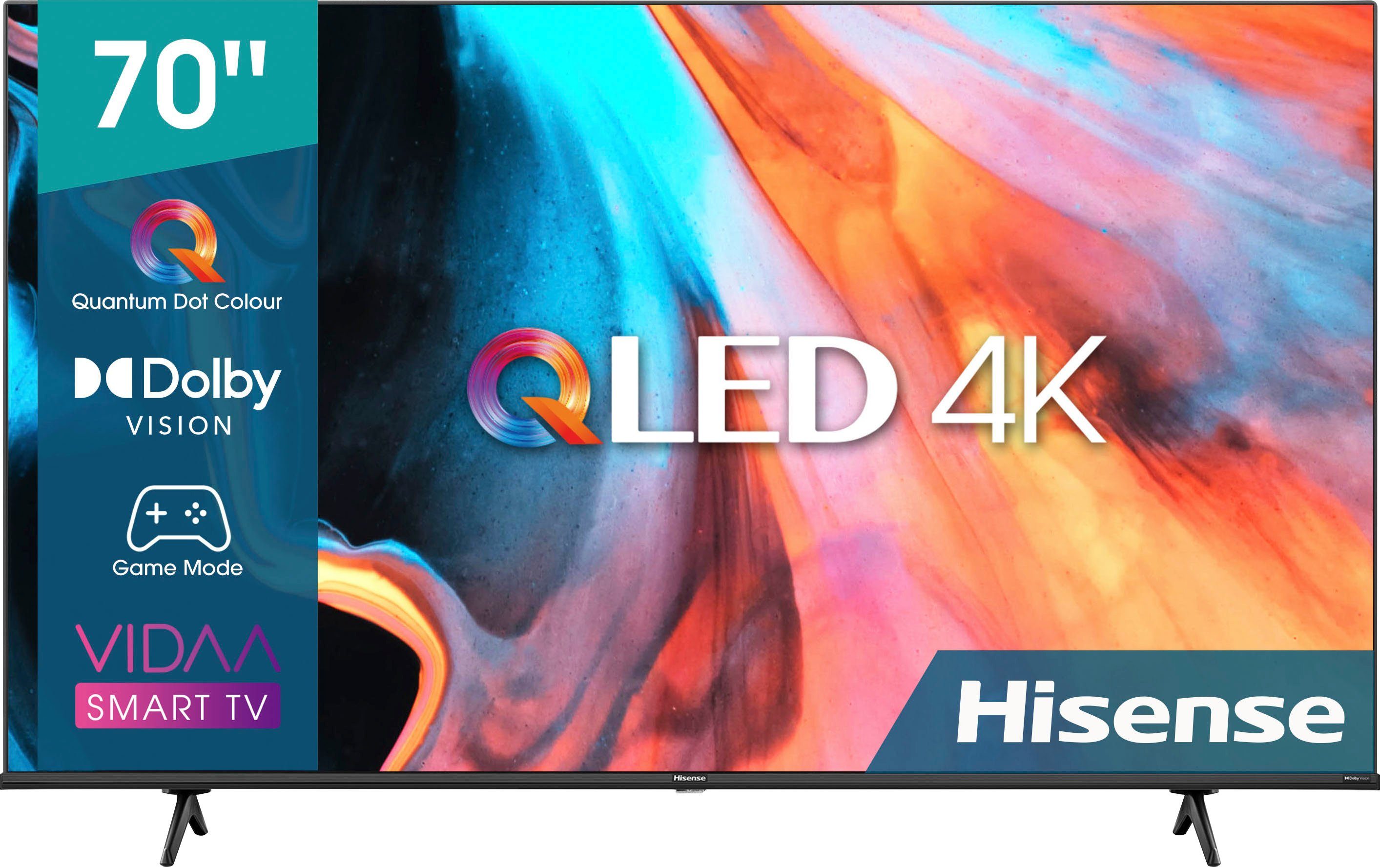 Hisense QLED-TV, 176,5 cm / 70 ", 4K Ultra HD, Smart TV