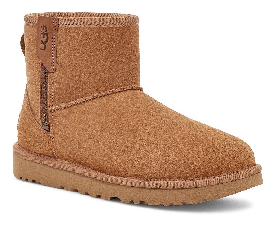 UGG Winterlaarzen CLASSIC MINI BAILEY ZIP winterlaars, snowboots, instaplaars met warme voering