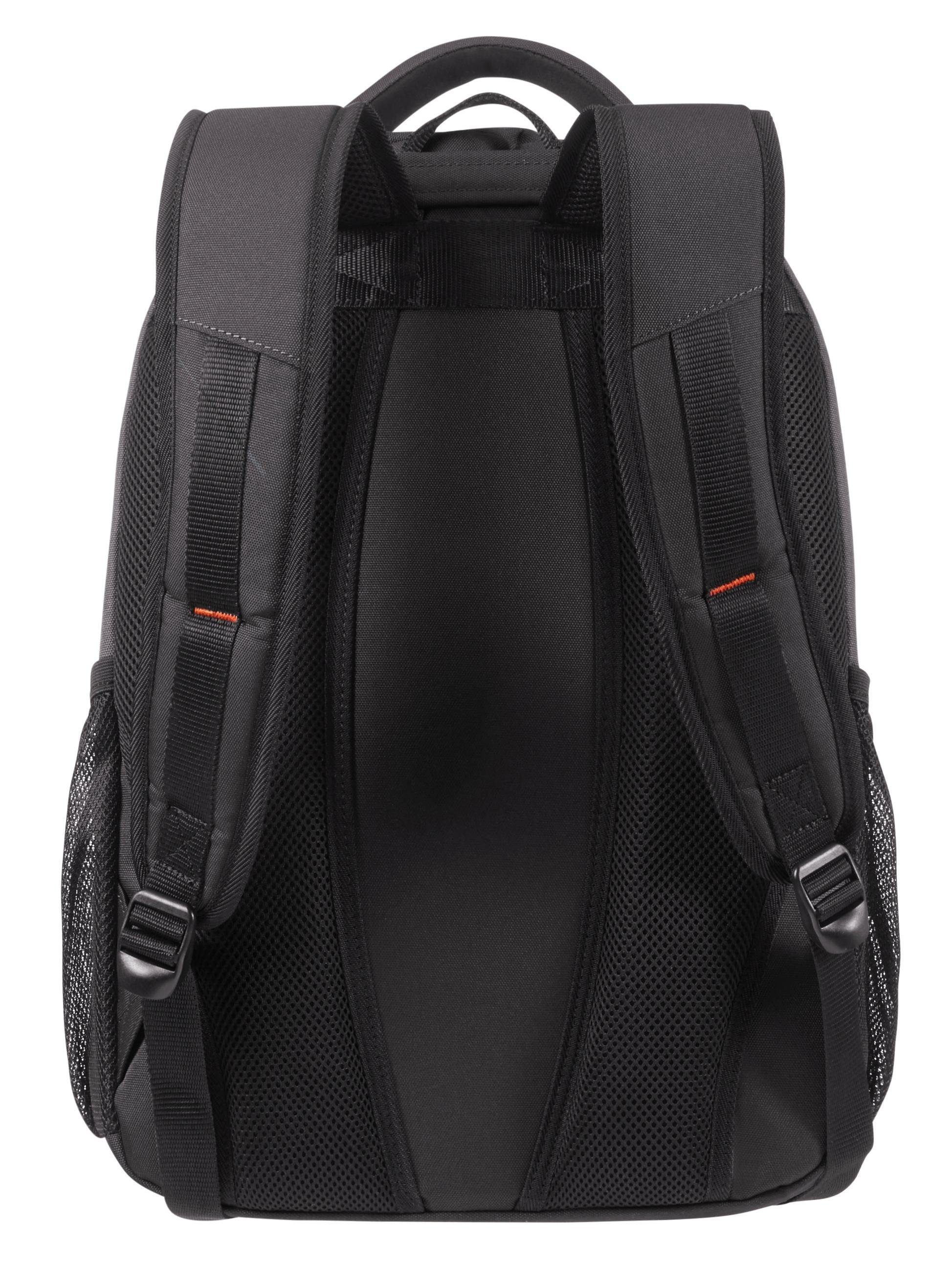 American Tourister Laptoprugzak AT WORK black orange Vrijetijds rugzak werk rugzak laptop rugzak