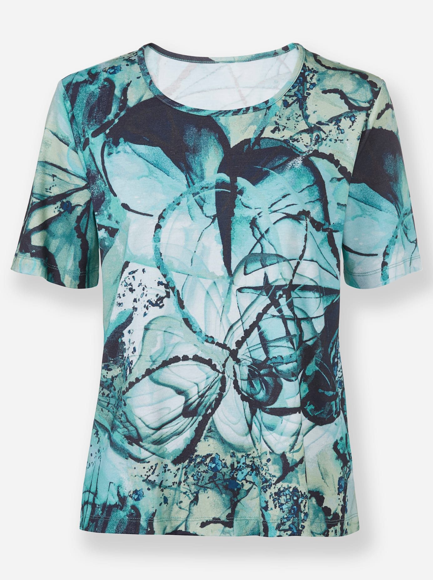 Lady Shirt met print Shirt met korte mouwen (1-delig)