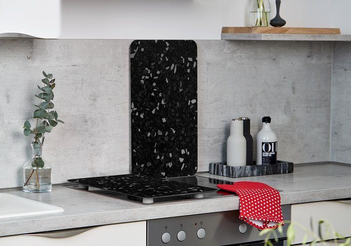 WENKO Kookplaatdeksel Universeel model Terrazzo (set, 2-delig)