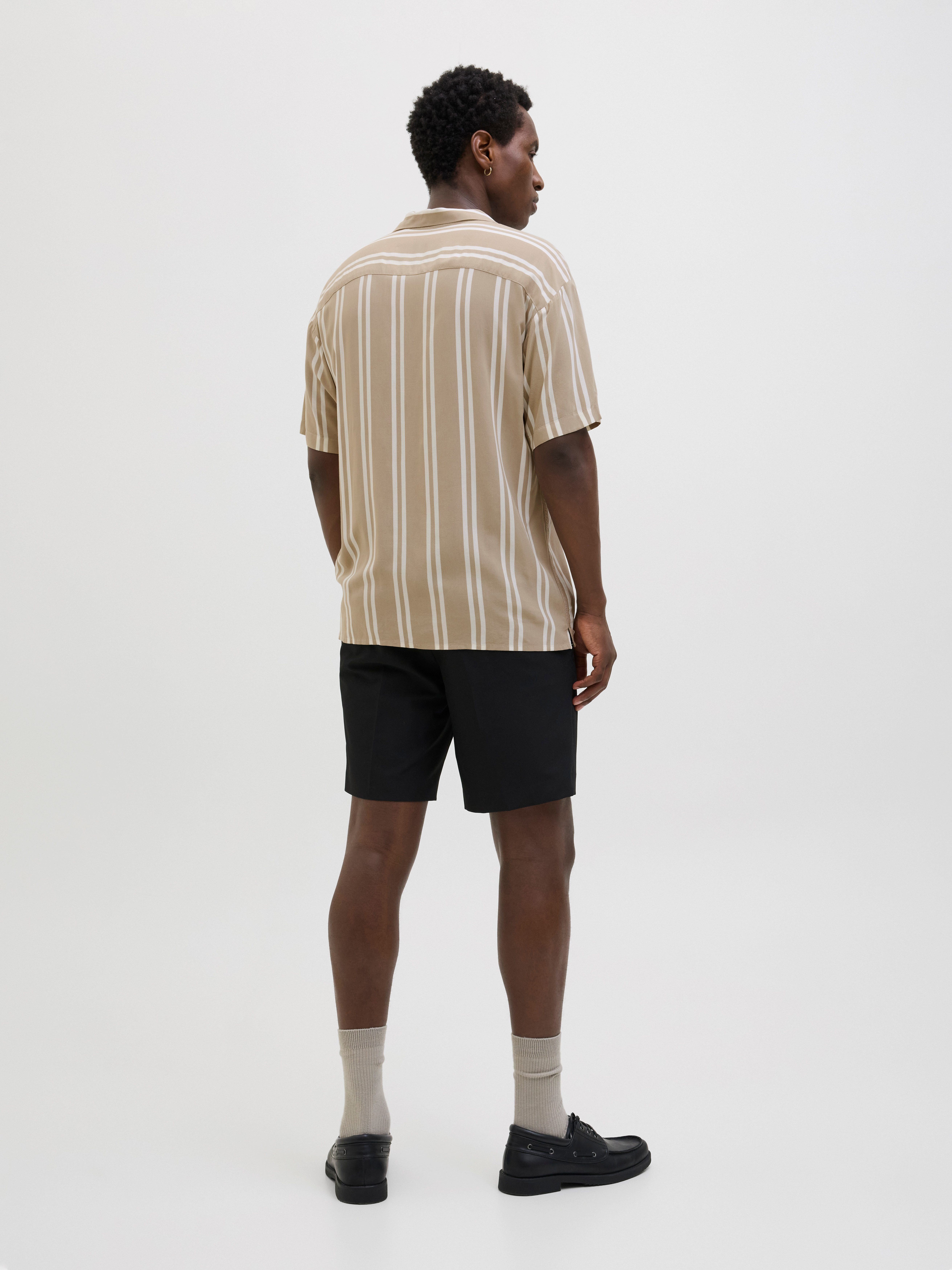Jack & Jones Overhemd met korte mouwen JJEJEFF STRIPE RESORT SHIRT SS SN