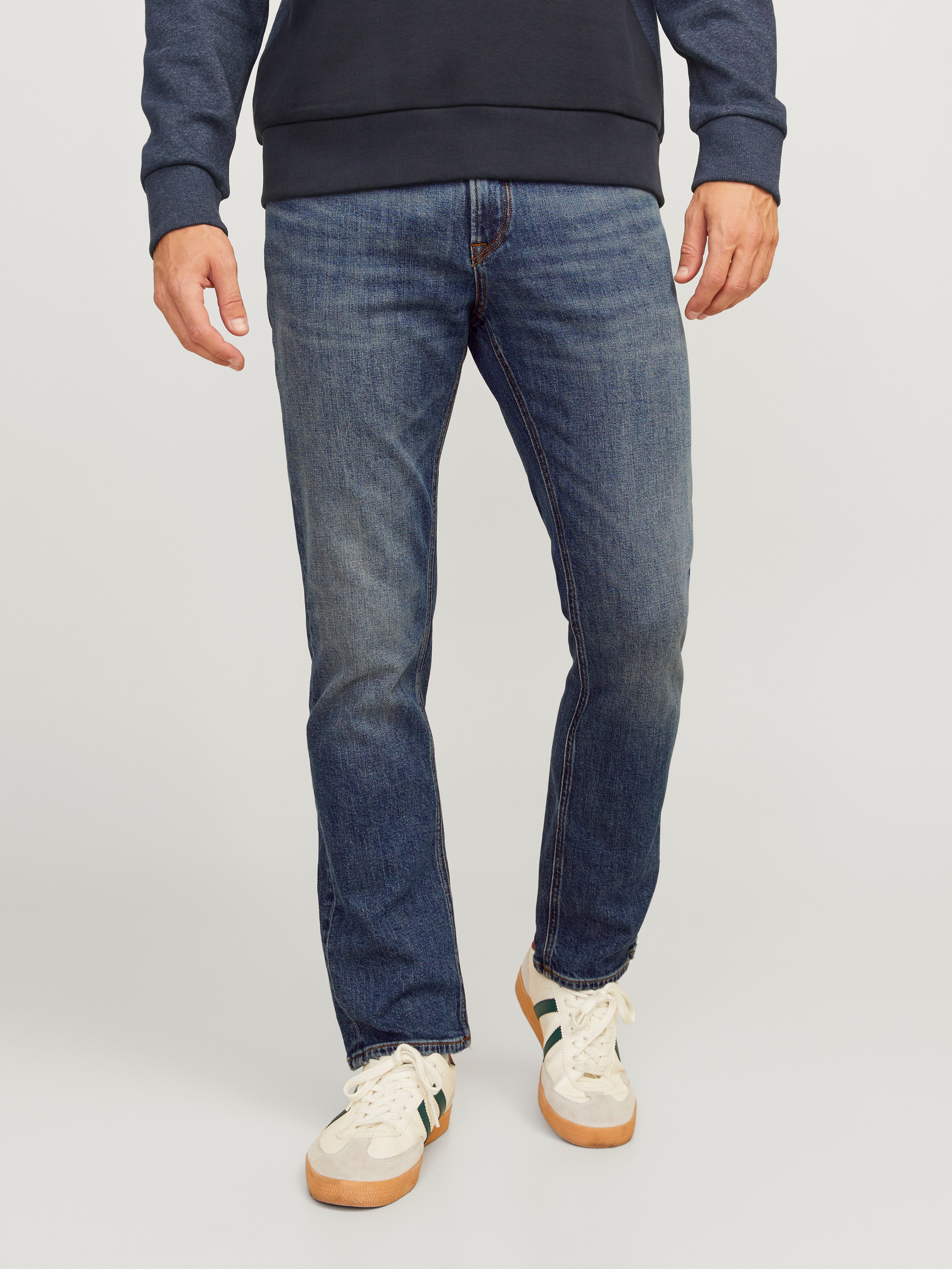 Jack & Jones Regular fit jeans JJICLARK JJORIGINAL AM NOOS heren straight jeans maat 30 blauw