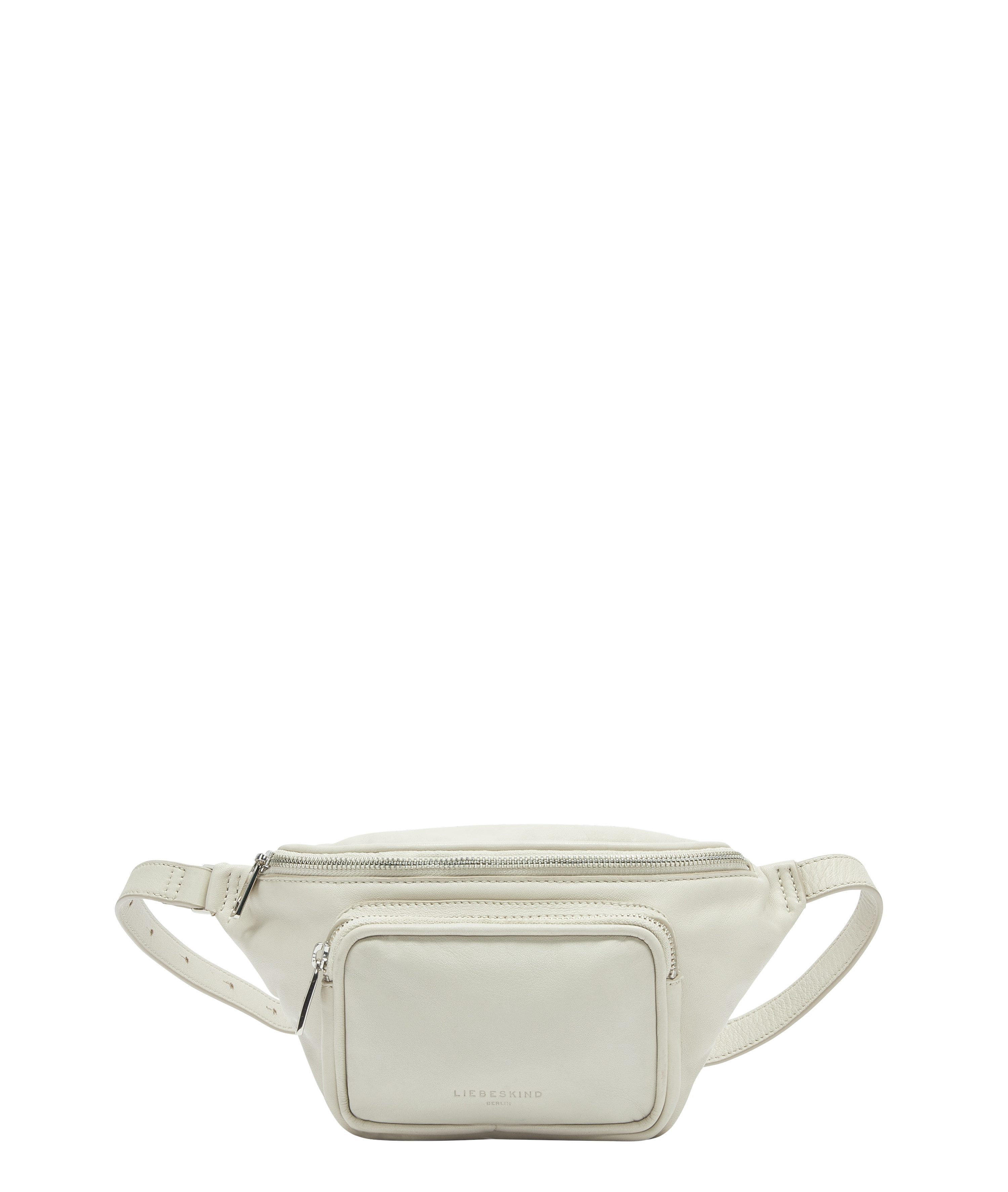 Liebeskind Berlin Buiktasje Beltbag M LILA SHEEP NATURAL dames heuptasjes maat 14,5 cm wit