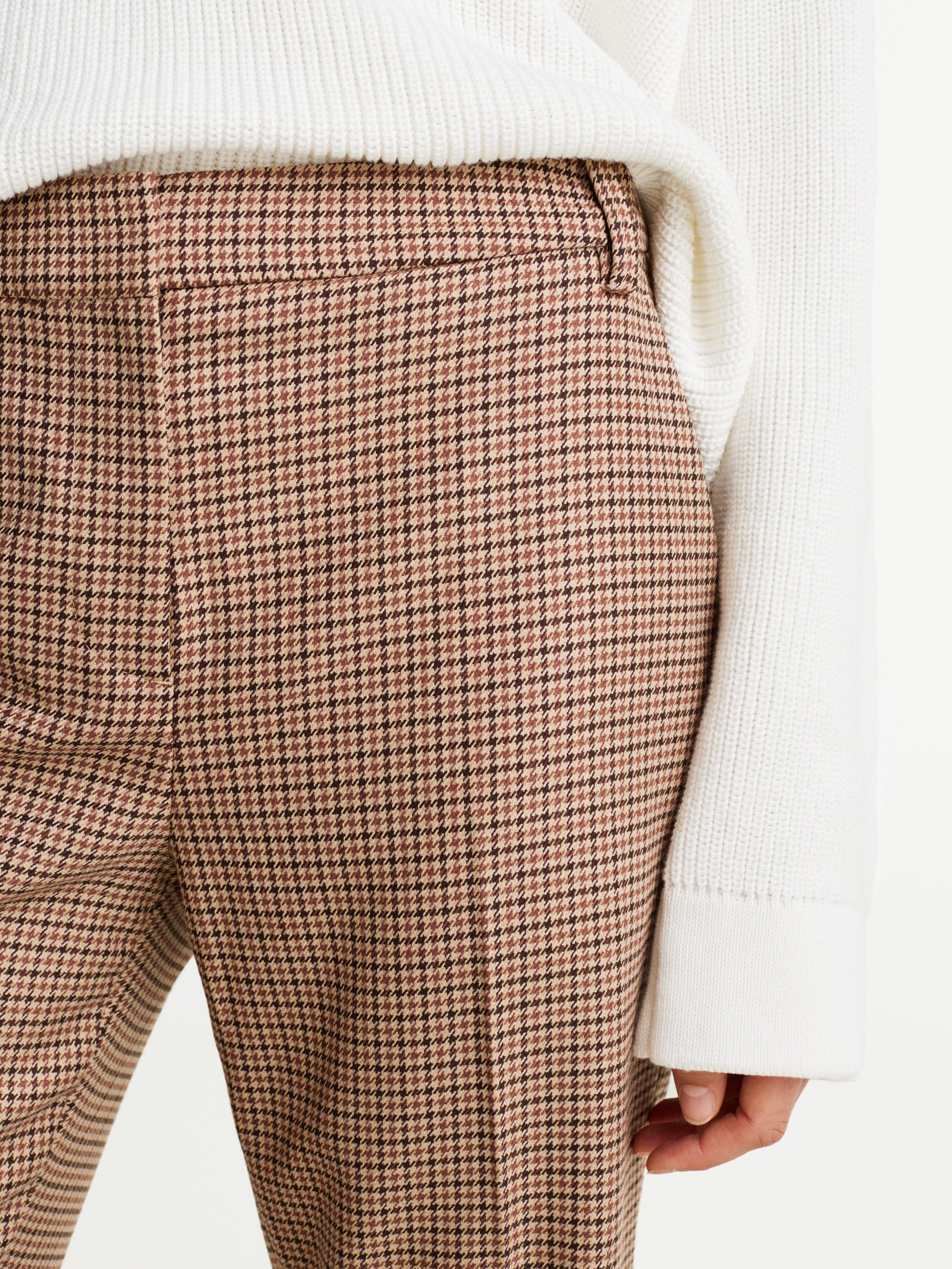 Tommy Hilfiger Geweven broek CORE CHECK SLIM STRAIGHT PANT
