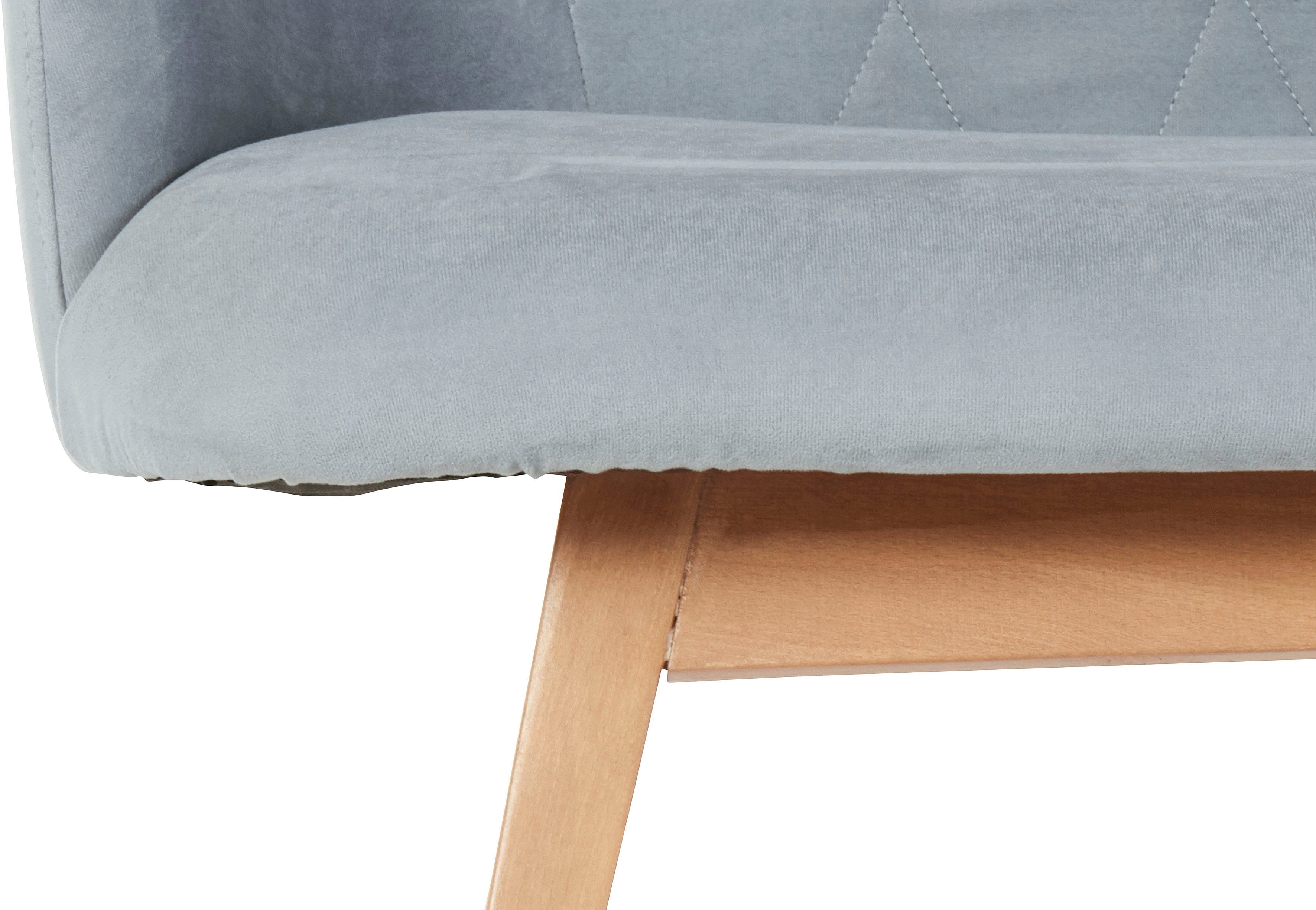 Home affaire Zitbank Brest Zit en rug gepolsterd, met ruitstiksel, breedte 160 cm