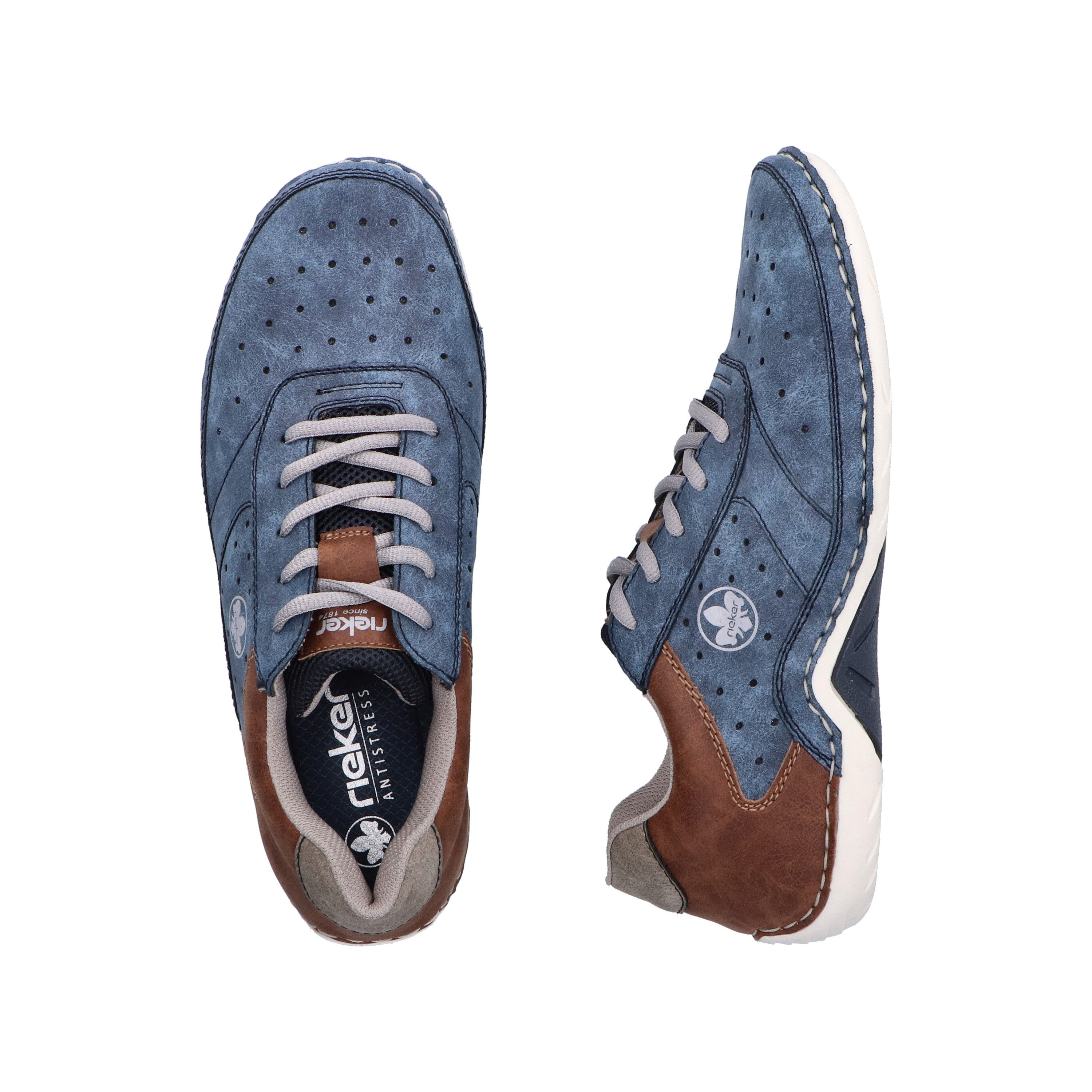 Rieker Sneakers , veterschoen, lage schoen, vrijetijdsschoen met memosoft binnenzool