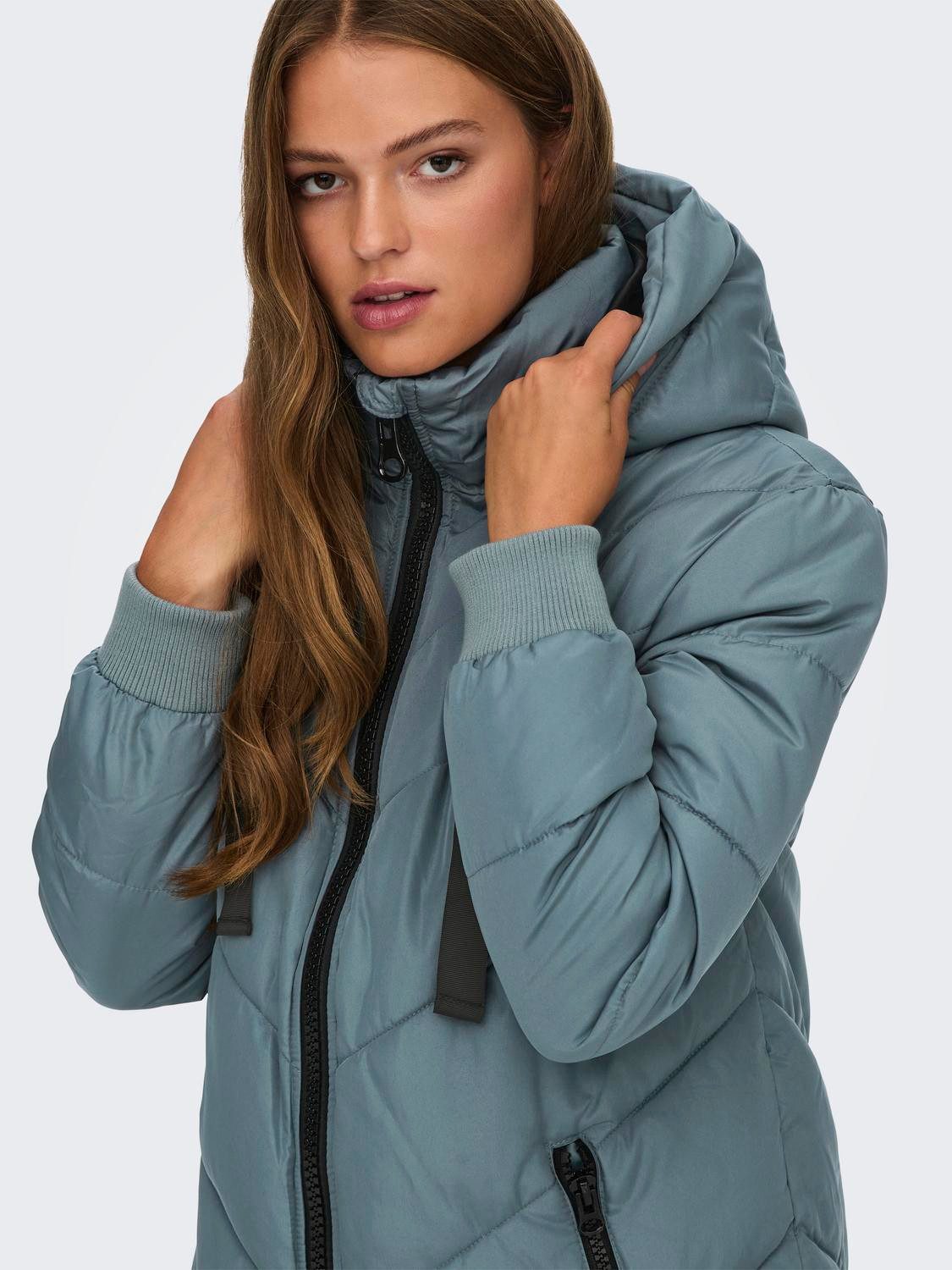 JDY Gewatteerde jas JDYSKYLAR LIFE HOOD JACKET OTW NOOS