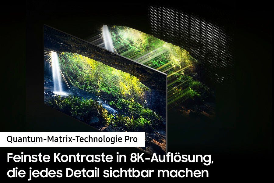 Samsung Led-TV GQ75QN800CT, 189 cm / 75", 8K, Smart TV, Neo Quantum HDR 8K Plus, Neural Quantum Processor 8K, Dolby Atmos & OTS+