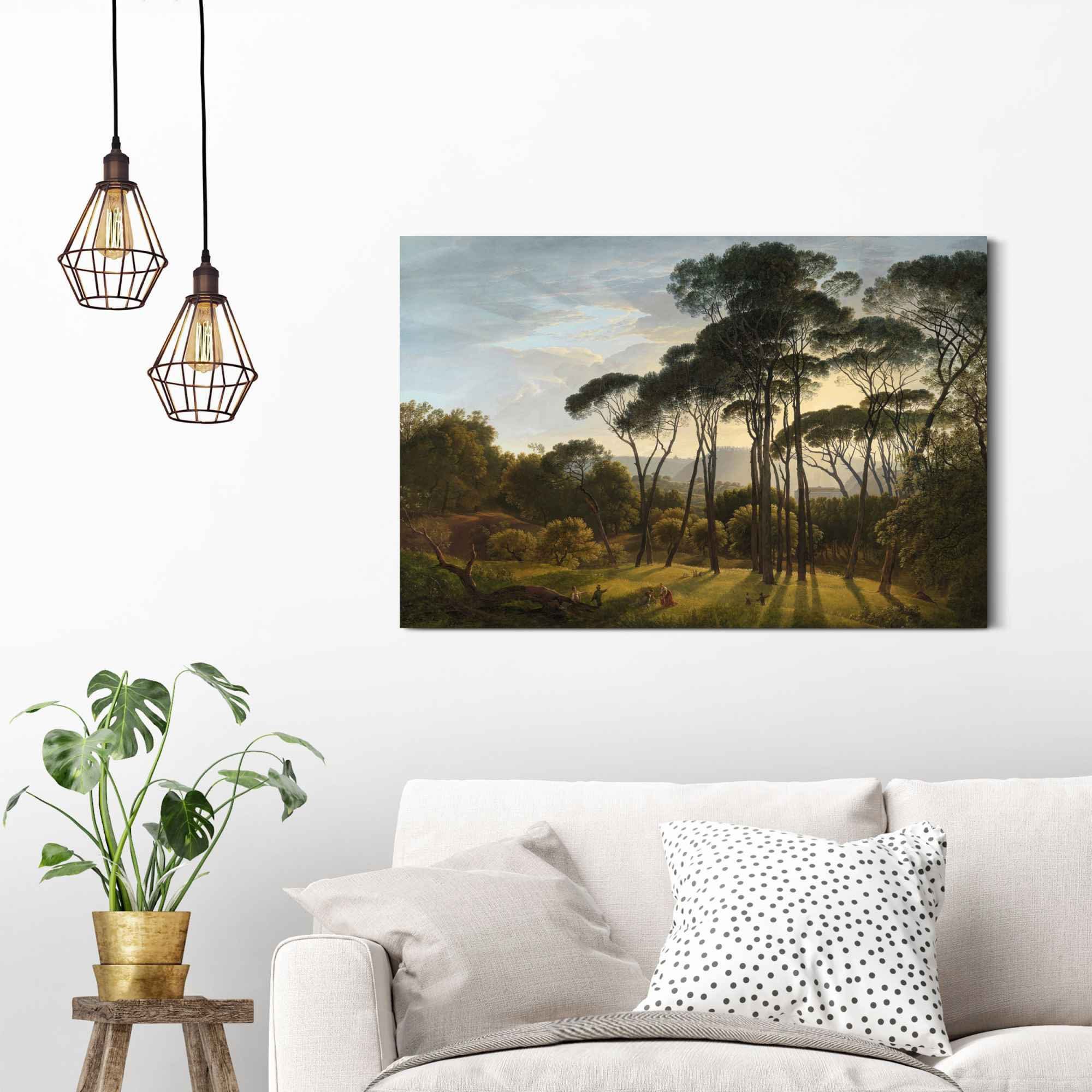 Reinders! Artprint Italiaanse landschap oude meester