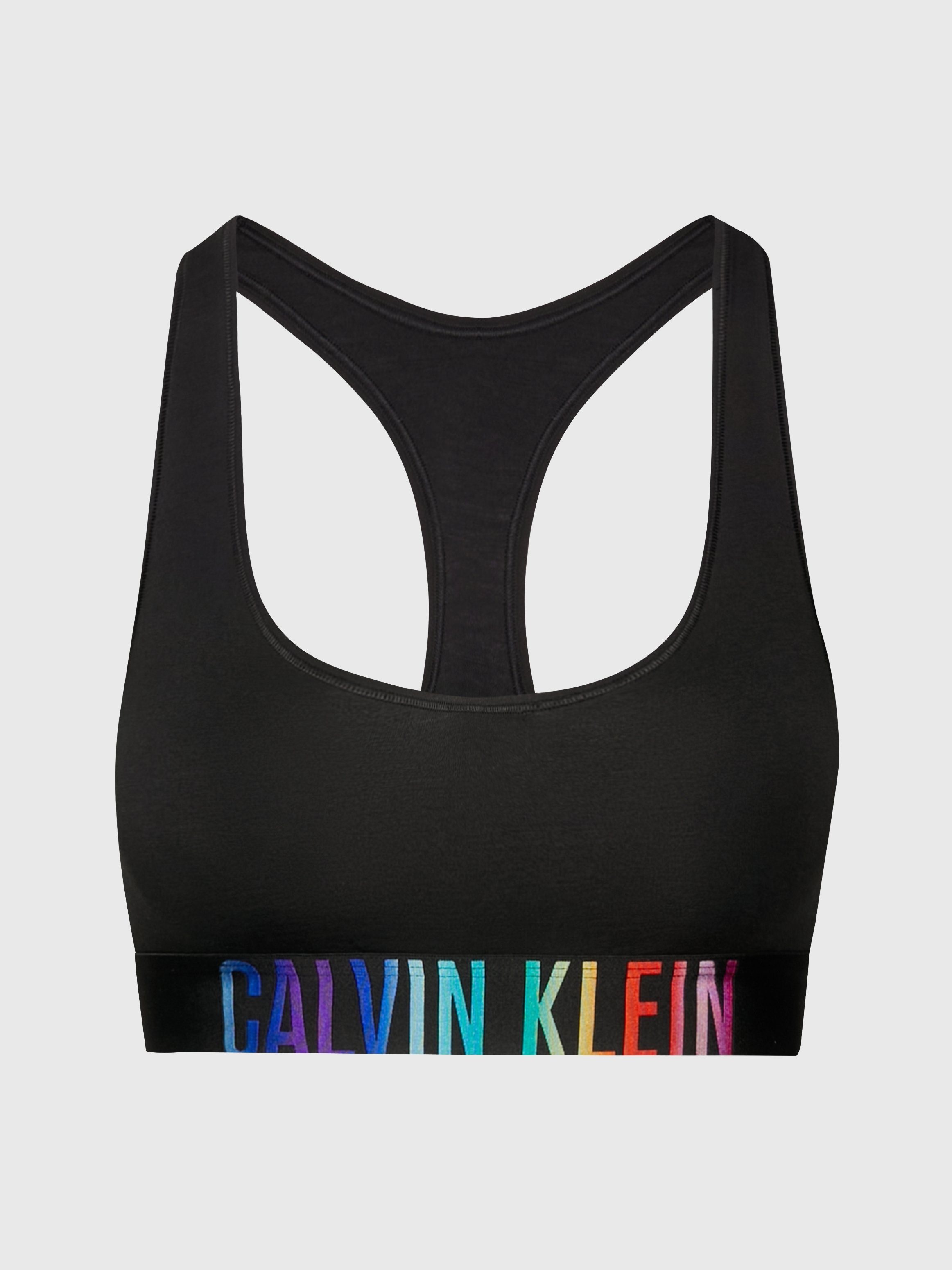 Calvin Klein Bralette-bh UNLINED BRALETTE met veelkleurig logo