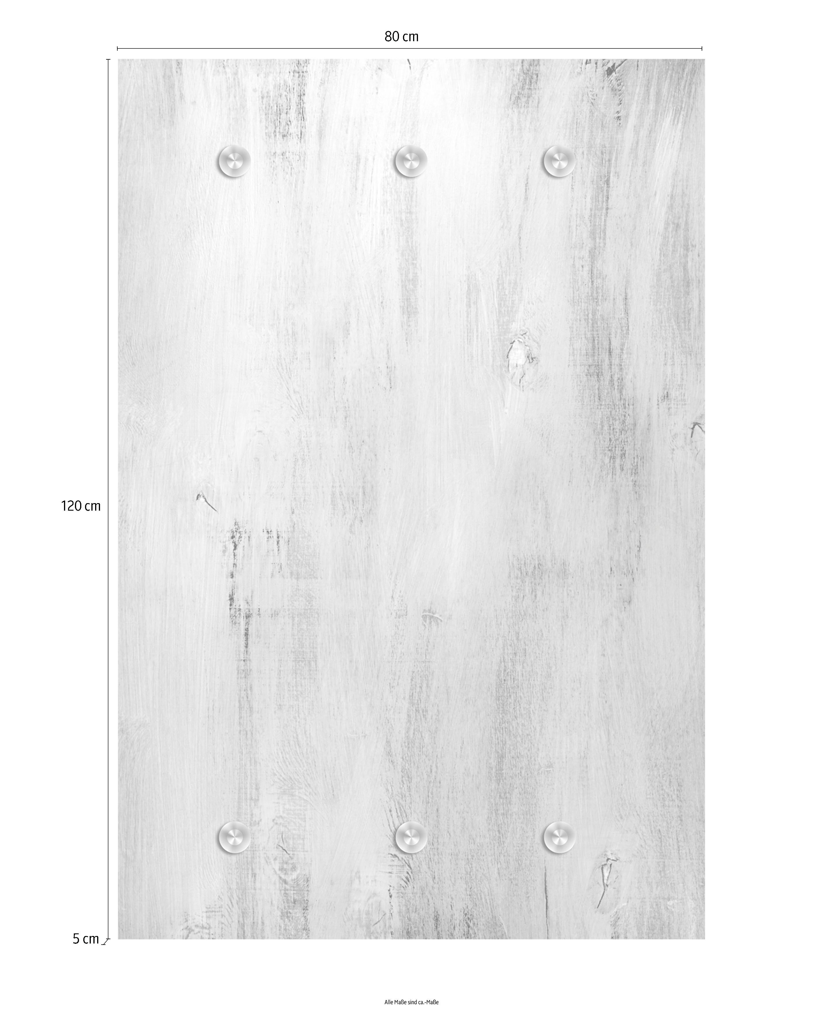 queence Kapstok Hout-look met 6 haken, 80 x 120 cm
