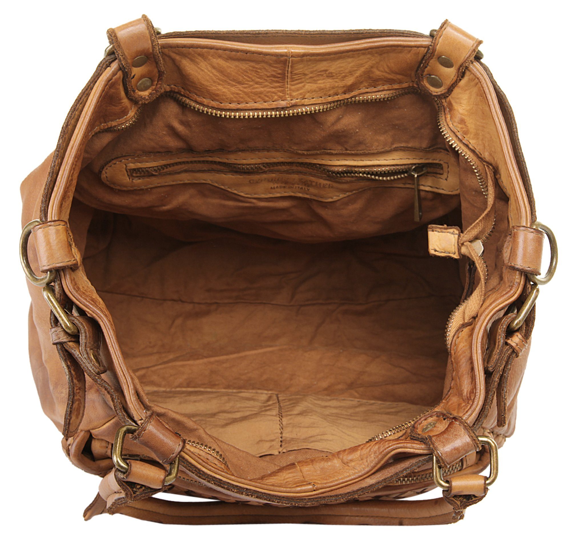 Samantha Look Shopper echt leer, made in italy