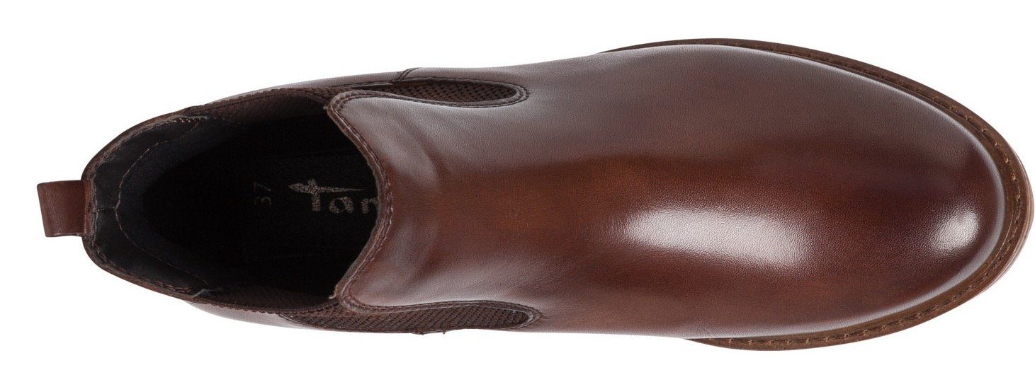 Tamaris Chelsea-boots , blokhak, businessschoen, comfortabele schoen, klassieke look, smalle vorm