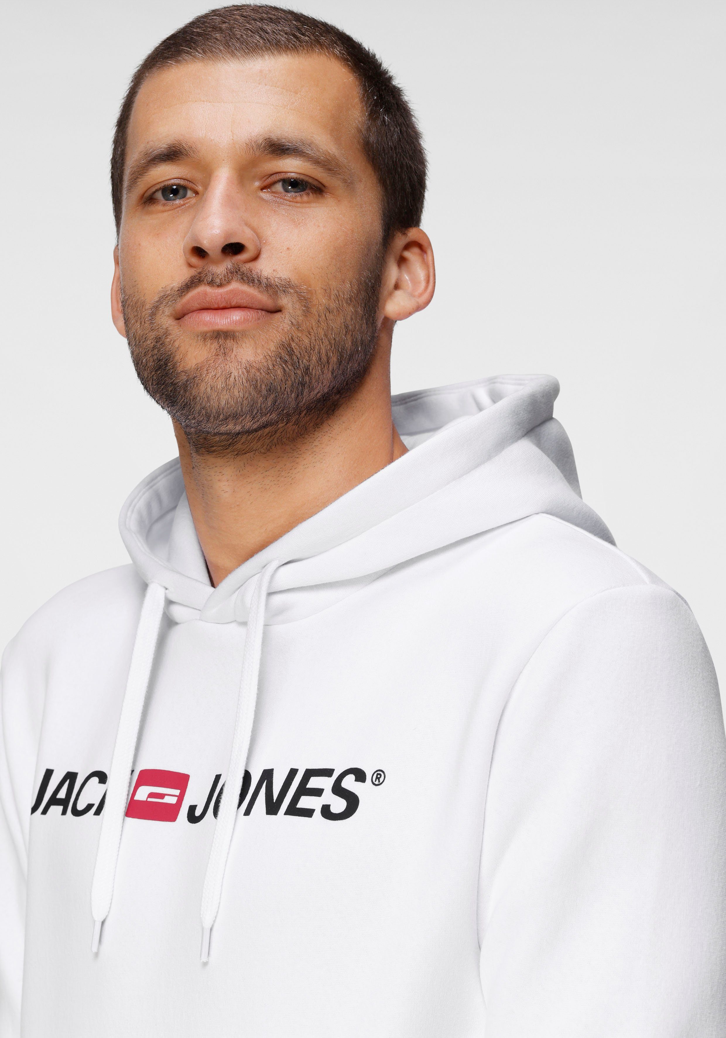 Jack & Jones Hoodie Logo Hoodie Oldschool