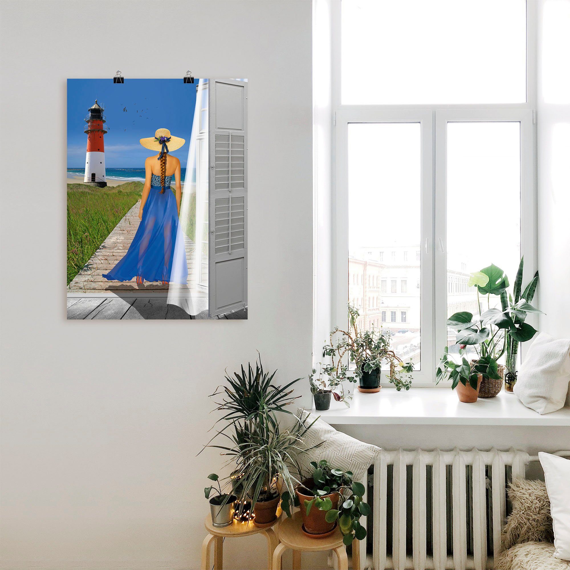 Artland Artprint Vakantie aan de zee als poster, muursticker in verschillende maten