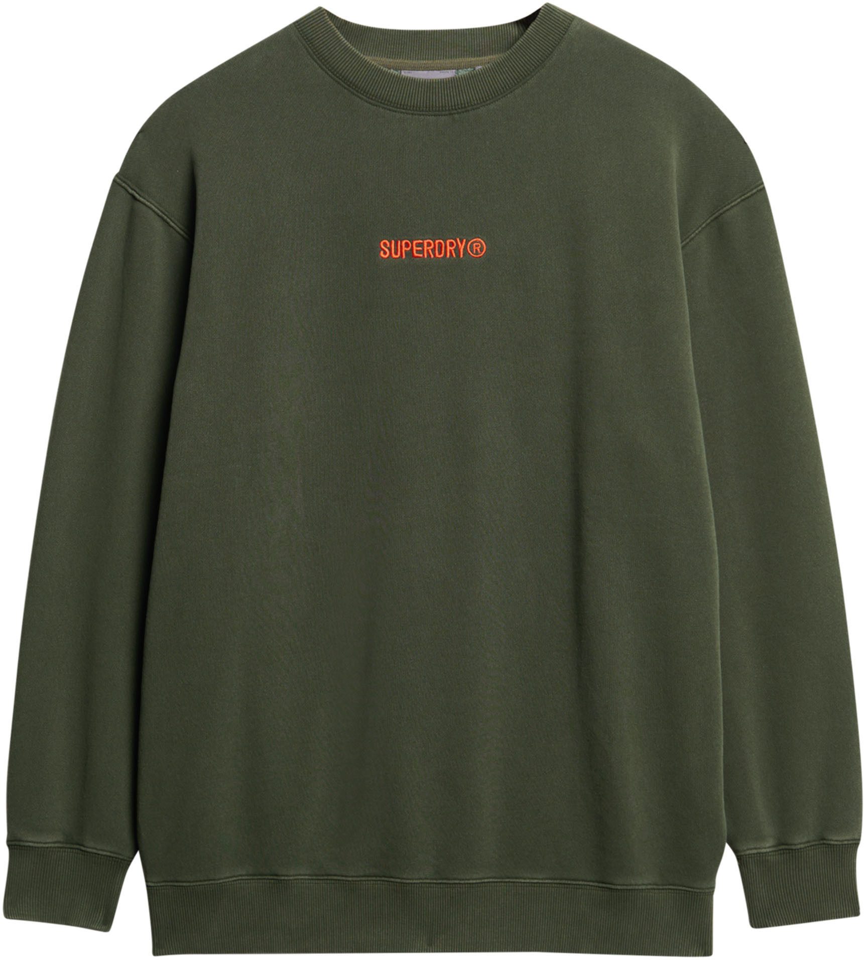 Superdry Sweatshirt MICRO LOGO GRAPHIC LOOSE CREW