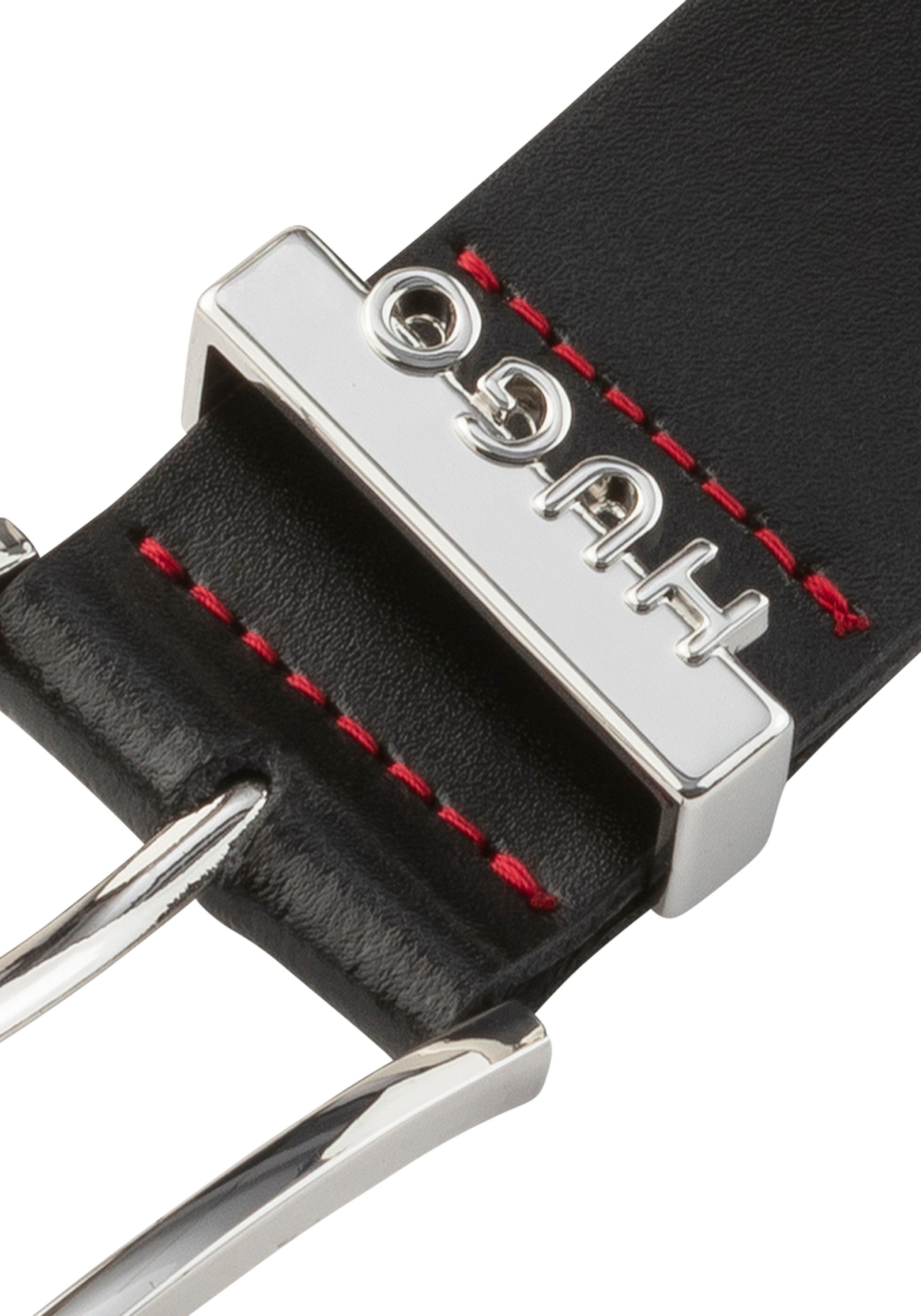 HUGO Leren riem Geek-ML_Sz35 met hugo opdruk
