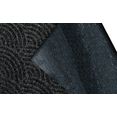 wash+dry by kleen-tex vloerkleed waves geschikt voor binnen en buiten, wasbaar, woonkamer grijs