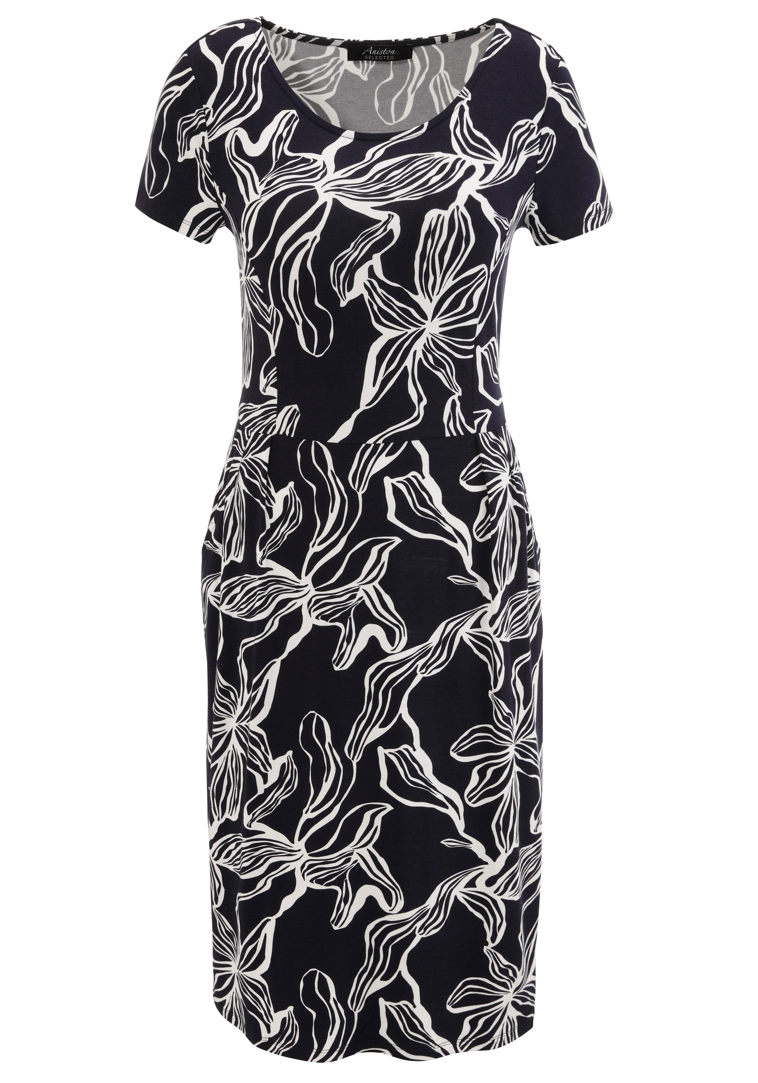 Aniston SELECTED Zomerjurk met twee steekzakken - nieuwe collectie