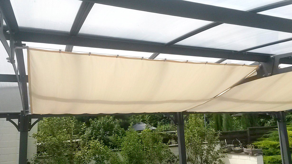 Floracord Schaduwdoek Binnenzonwering Bxd: 420x140 cm, 1 spoorweg zonneschermen