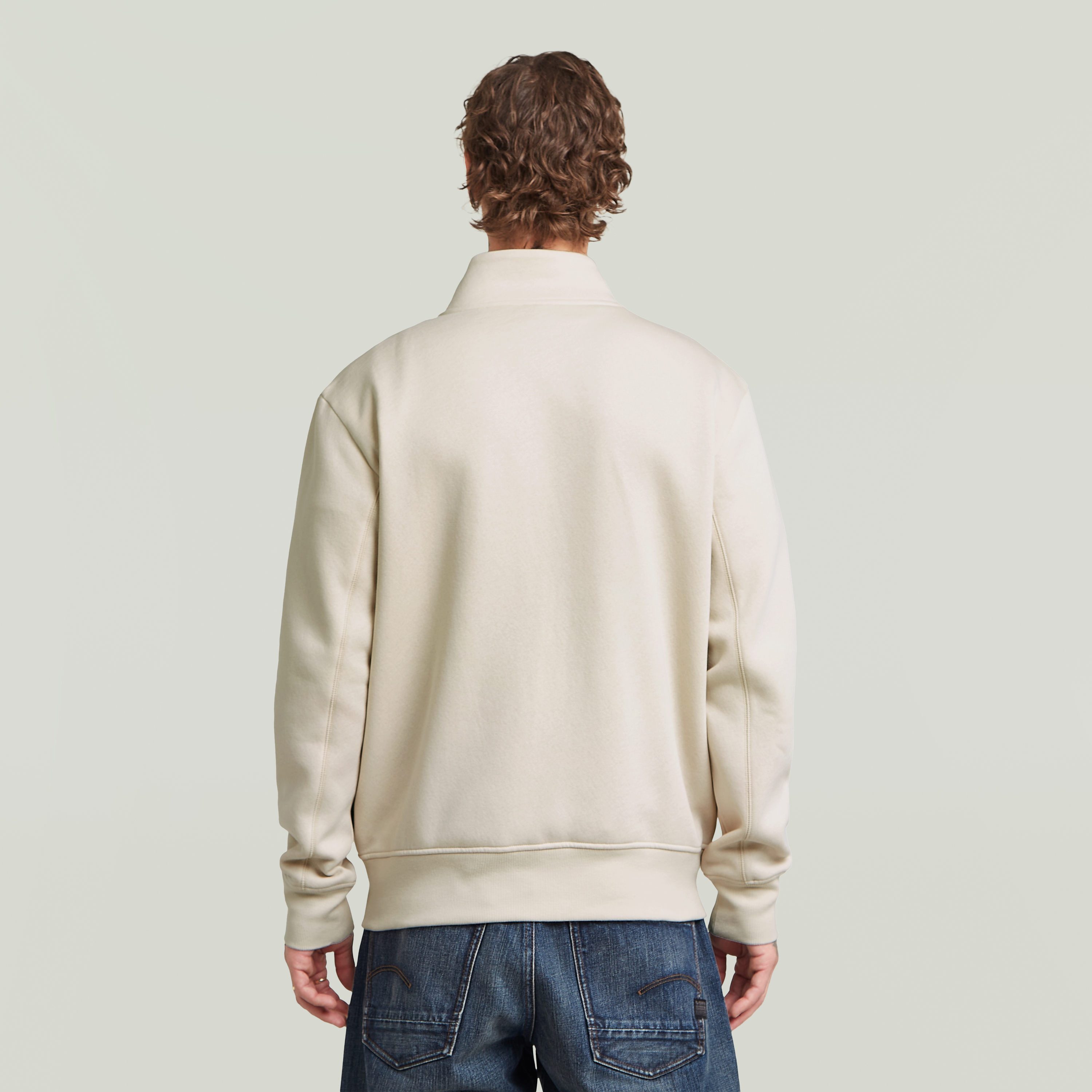 G-Star RAW Sweatvest met logoborduursel op borsthoogte