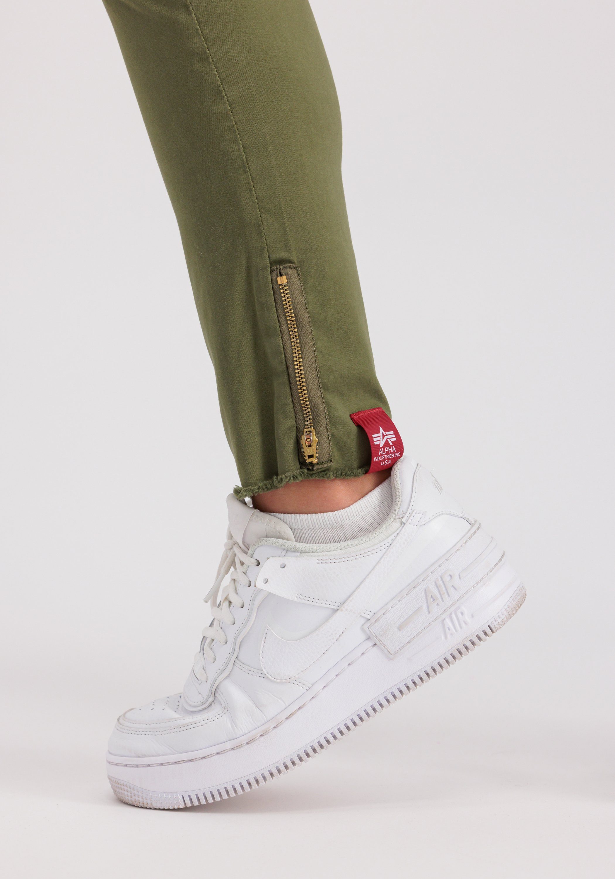 Alpha Industries Cargobroek Alpha Industries Women - Pants Cargo Zip Pant Women