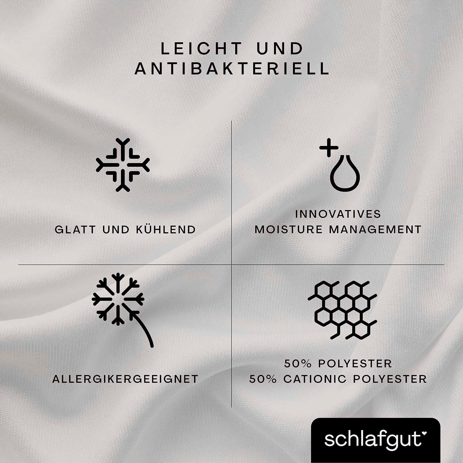 Schlafgut Hoeslaken Cool Contact 100% gekamd microvezel (1 stuk)
