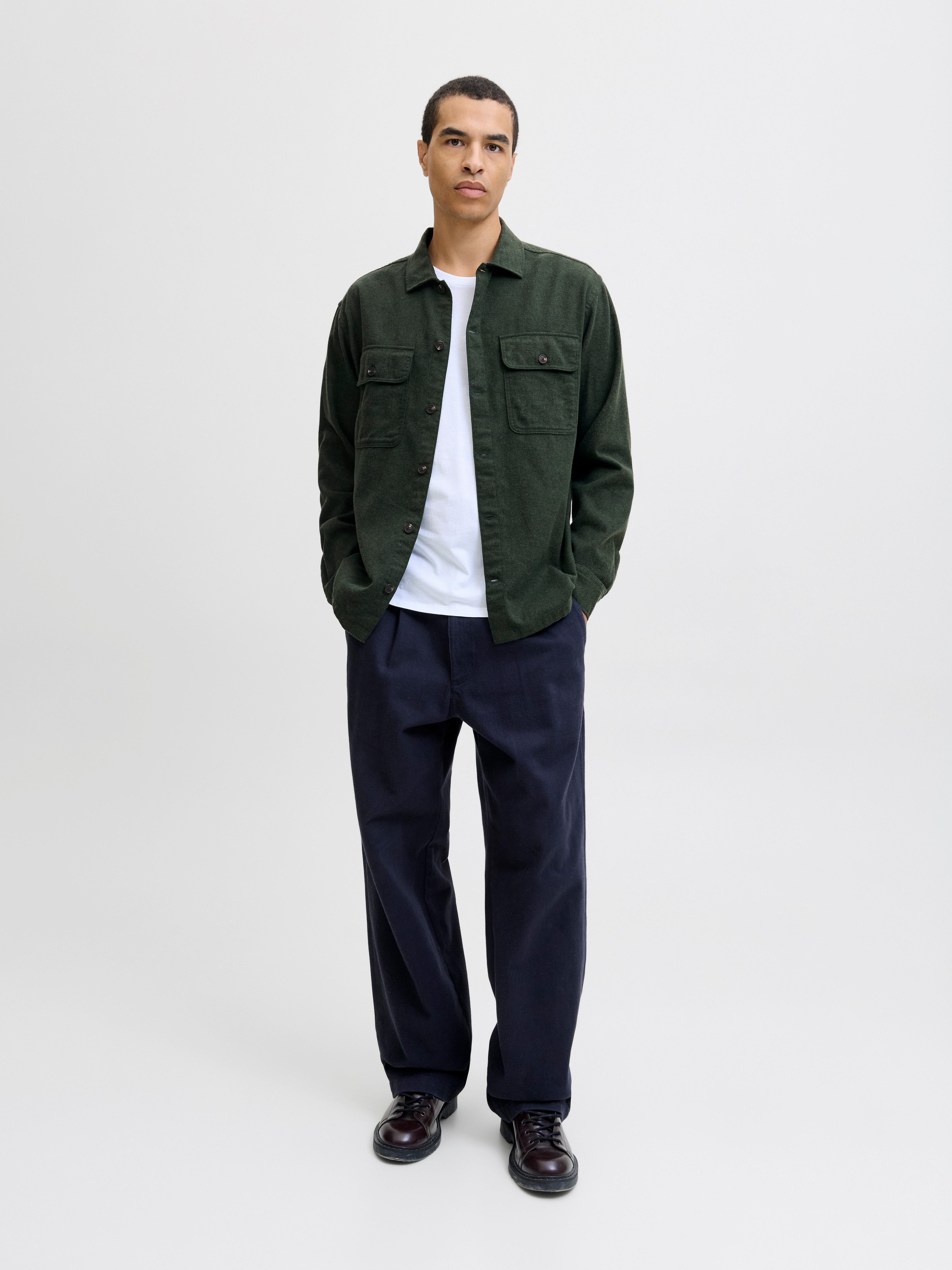 Jack & Jones Overhemd met lange mouwen JJECHARGE OVERSHIRT LS NOOS